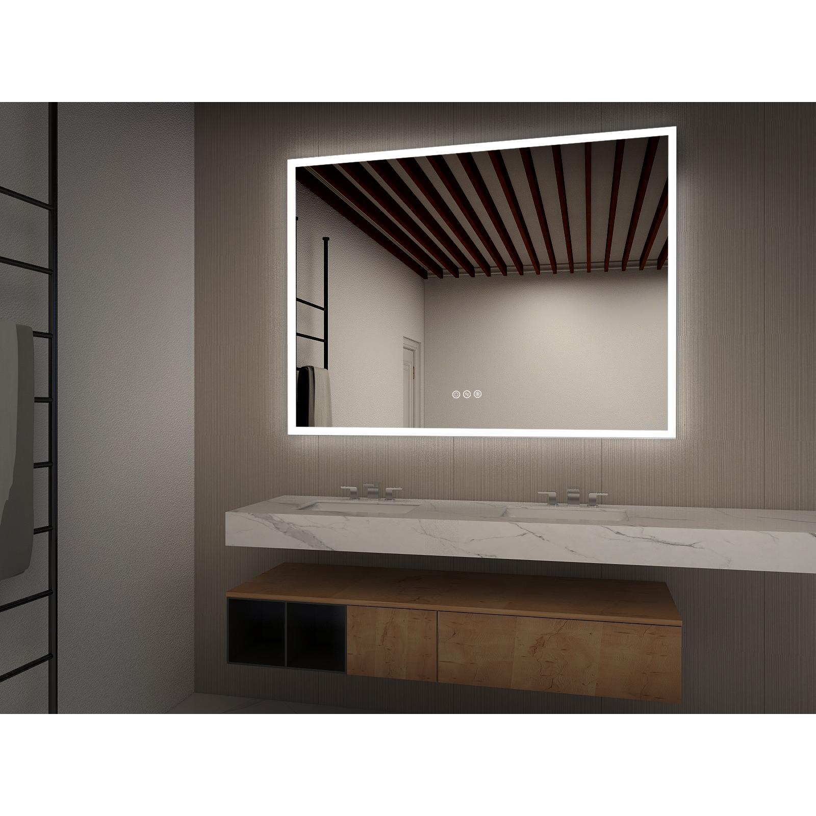 Bayfeve BFKF-6036C4-MIR Framed-Bath-Mirrors - View #4