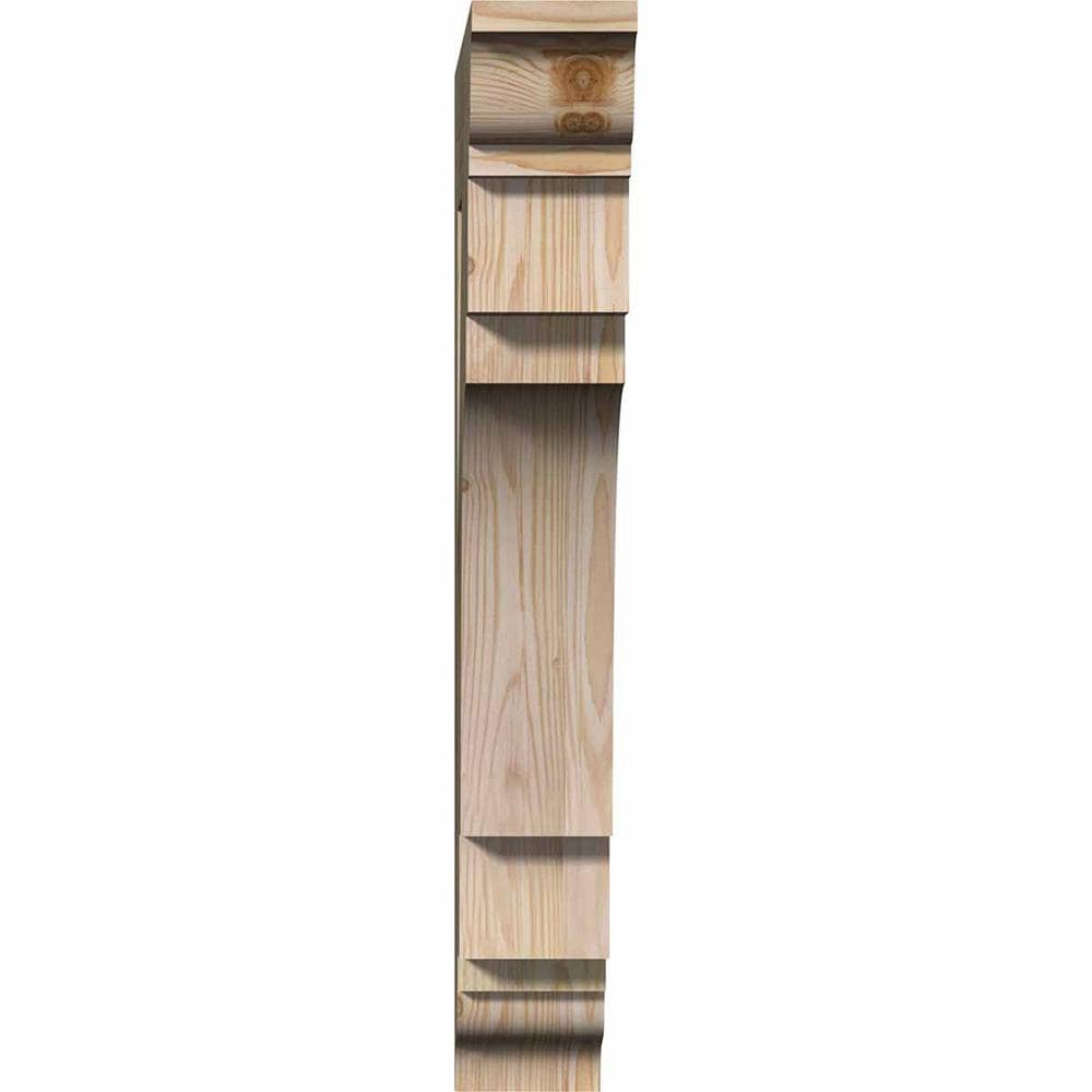 Ekena Millwork BKT04X20X28MRC01RDF Exterior-Brackets-Braces - View #2