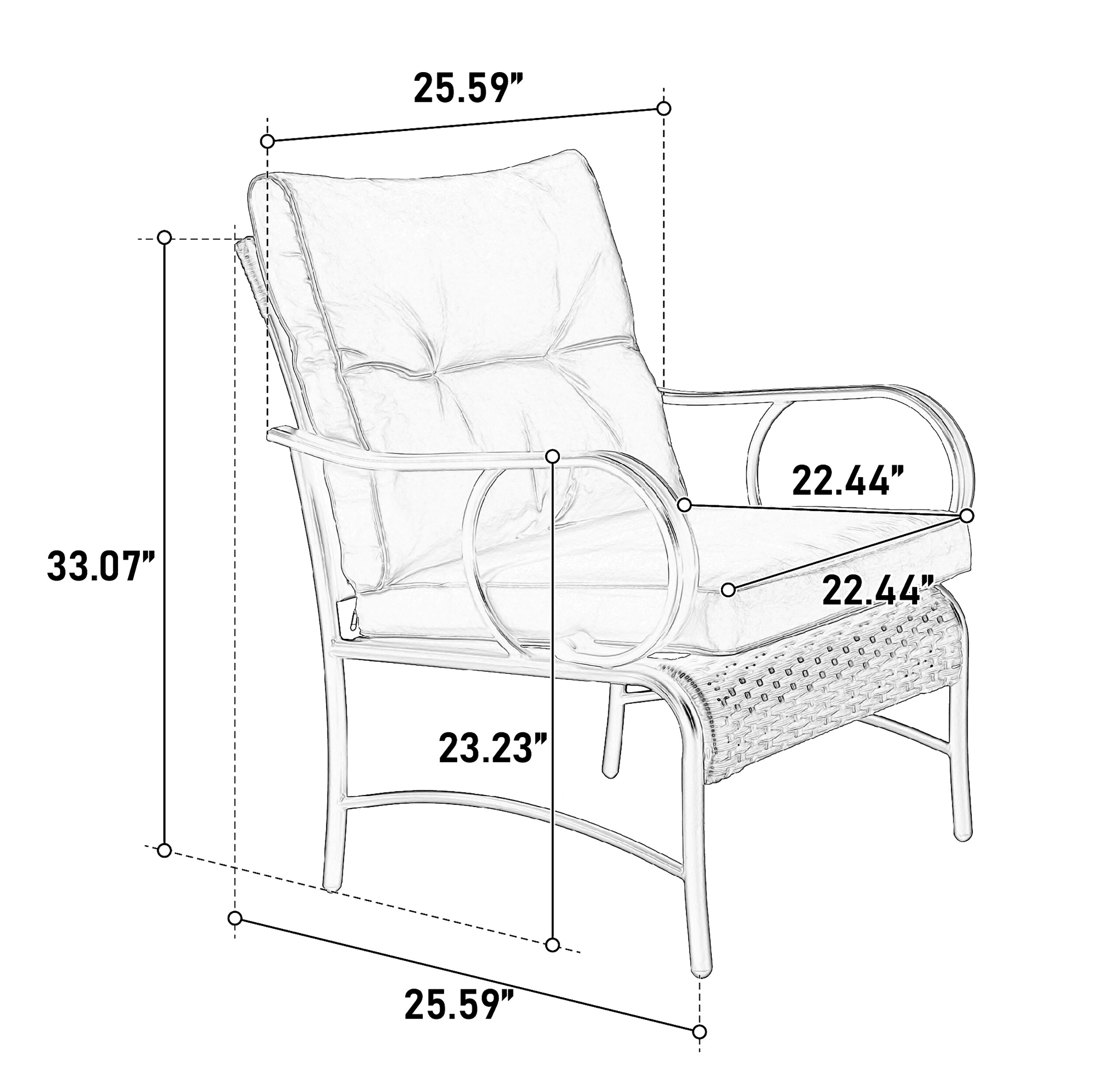Moda Furnishings MDW640P256777 Patio-Conversation-Sets - View #8