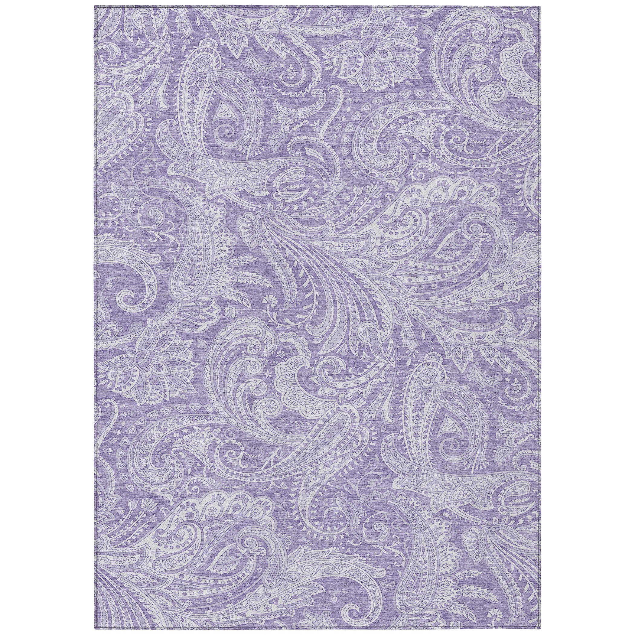 Addison Rugs ACN654LV8X10 Chantille ACN654LV 8 x 10 (ft) Polyester Lavender Rectangular Indoor/Outdoor Geometric Machine washable Area rug