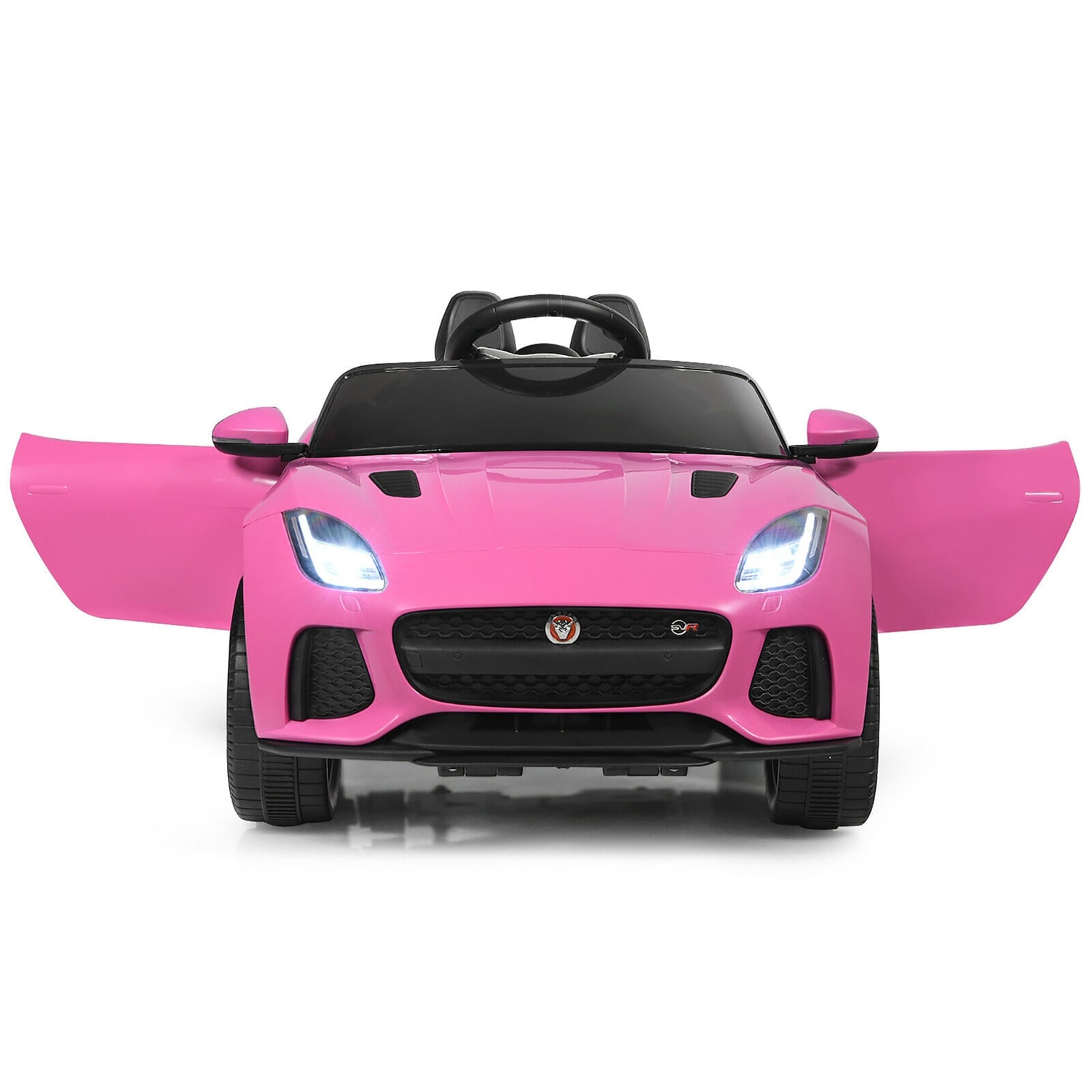 Costway 12V Jaguar F-Type SVR Licensed Kids Ride On Car with MP3