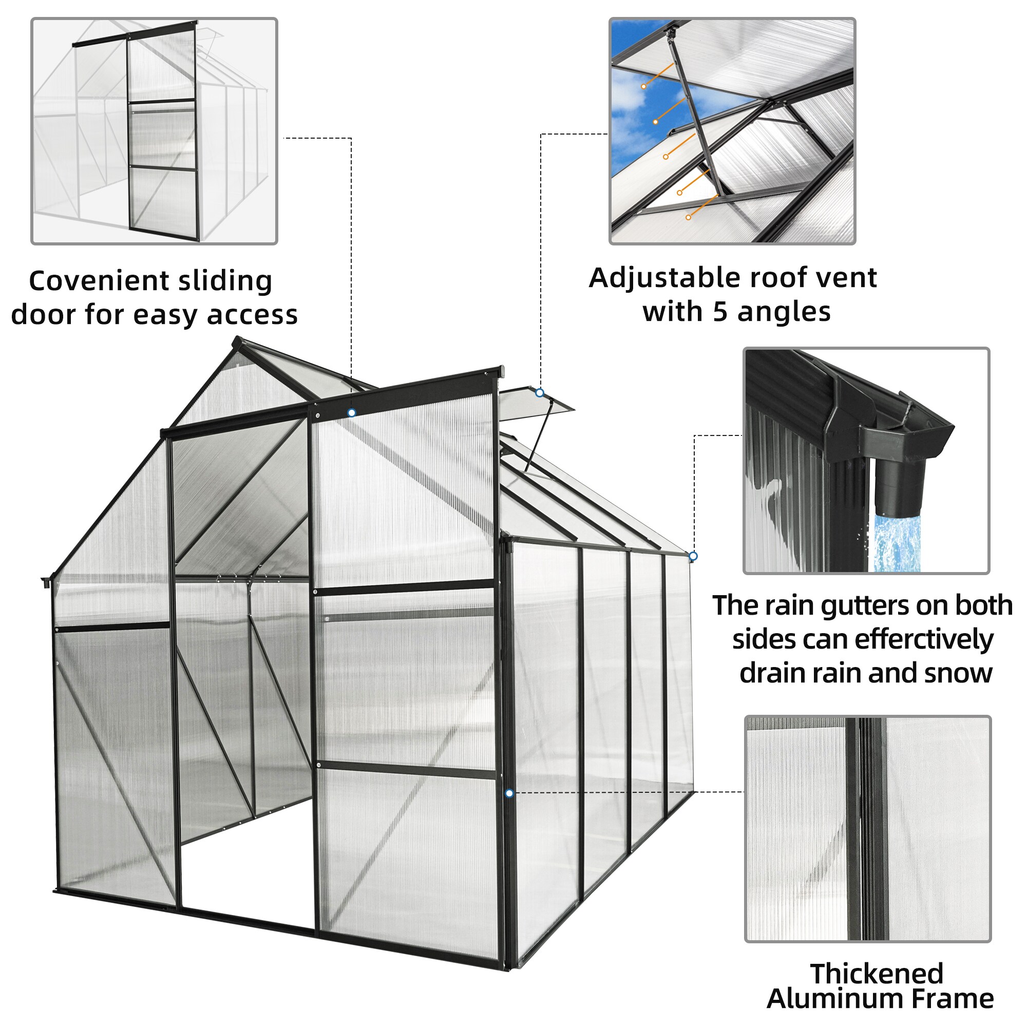 Clihome CL-WC54S07 greenhouses - View #7