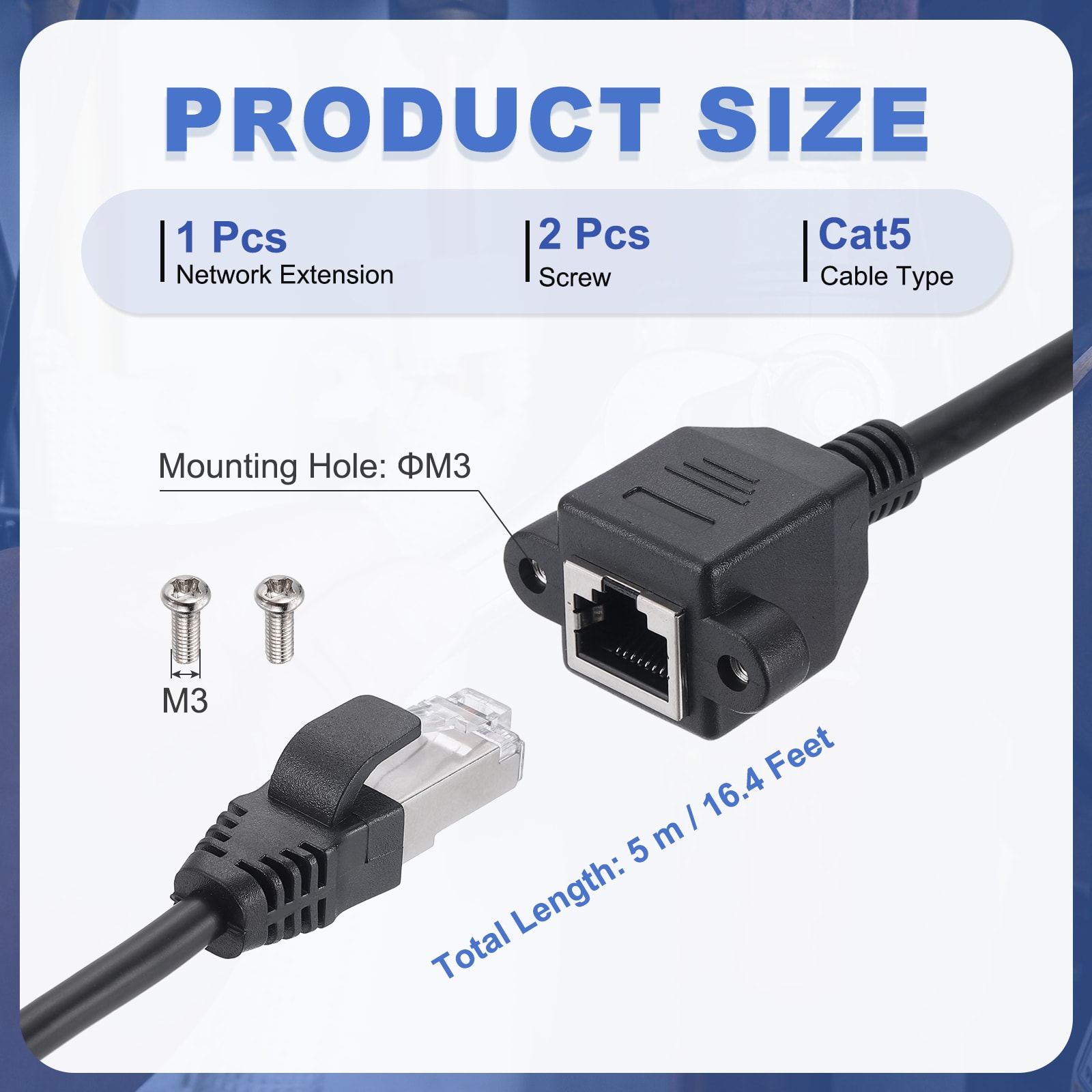 Unique Bargains S26080700UX4254 Ethernet-Cables - View #2