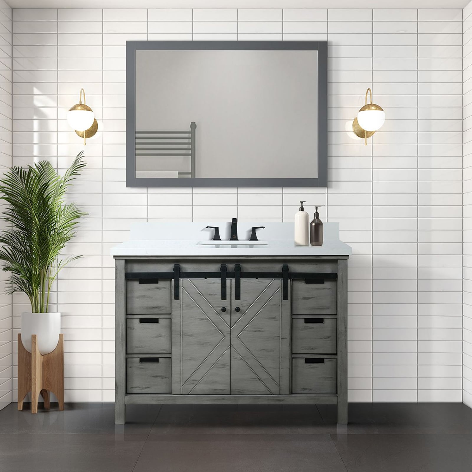 Lexora LVM48SH311 Bath-Vanity-Combo - View #8