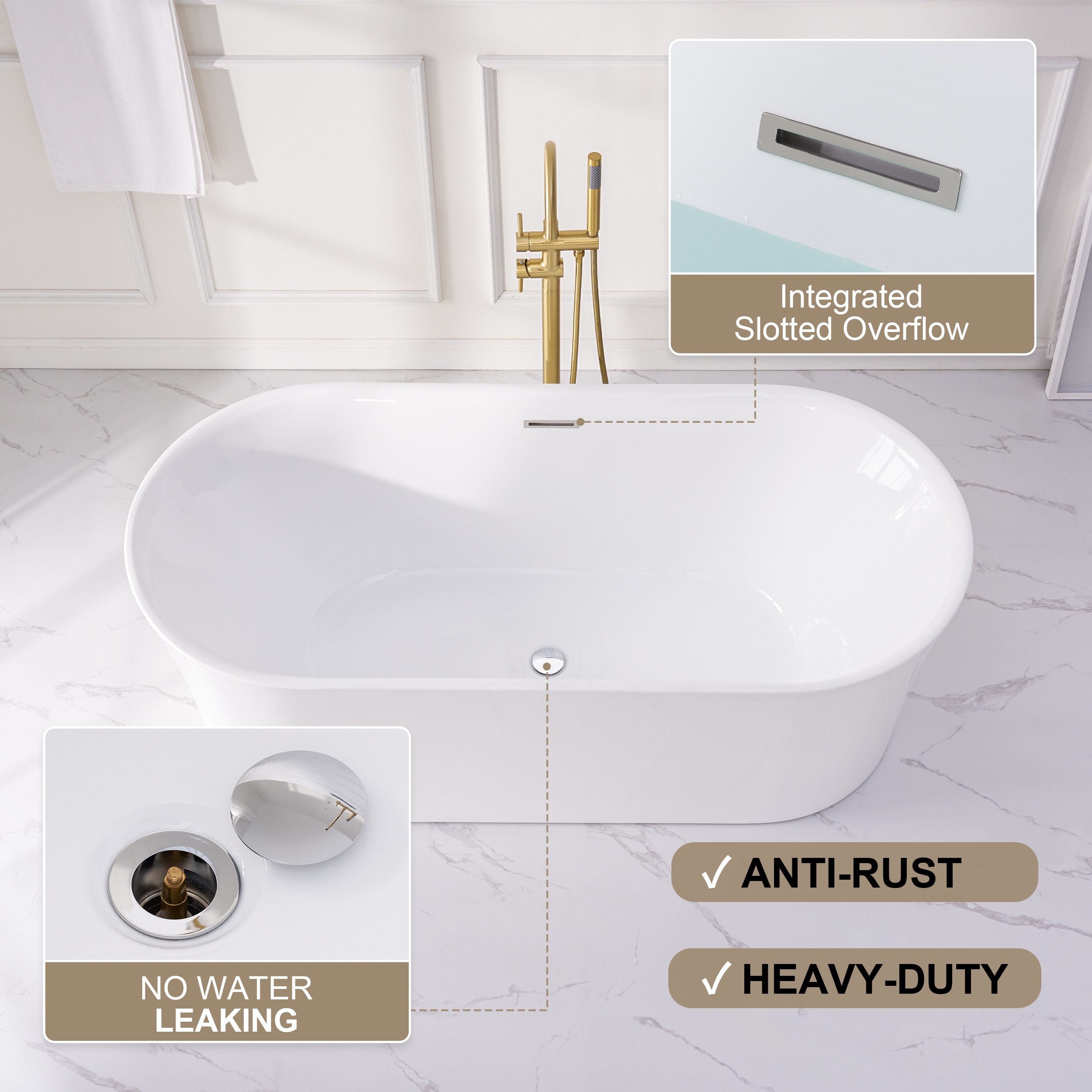 WELLFOR CB-FBT572BL bathtubs - View #9