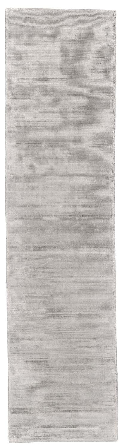 Room Envy 669R8717SLV000I10 Knox 3 x 10 (ft) Loomed Polypropylene Quite Gray/Silver Gray Rectangular Indoor Solid Runner rug