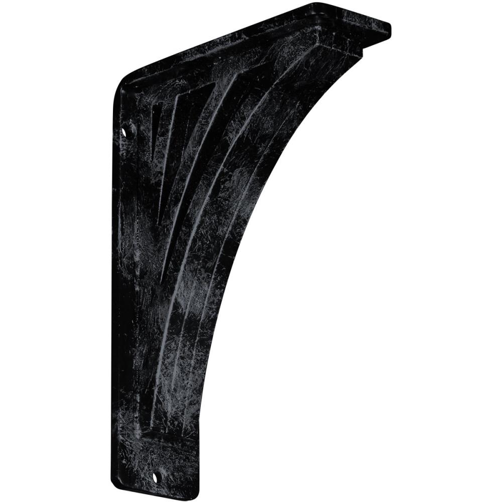 Ekena Millwork BKTM02X05X08TNEAPW Nevio 5.5-in x 2-in x 8-in Gray Wrought iron Mounting bracket
