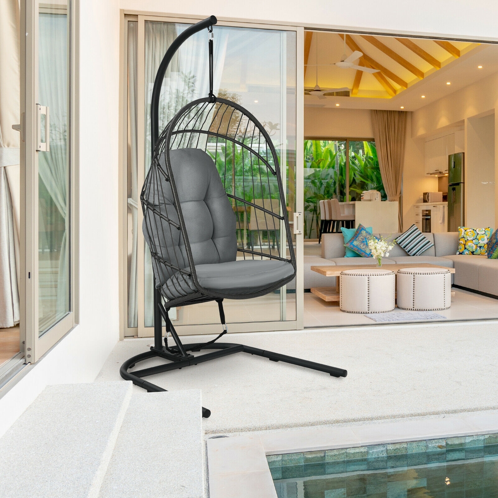 Forclover HYFE-10111GR Patio-Chairs - View #3