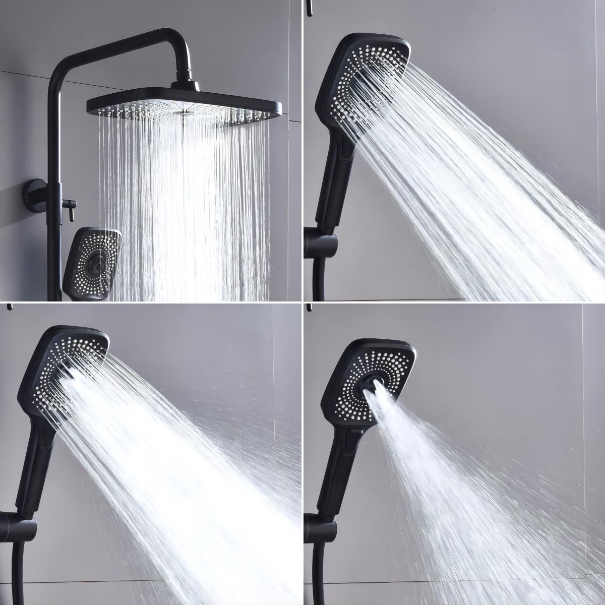 WELLFOR CR-P-12-2W02CP Showerhead-Bar-Panels - View #3
