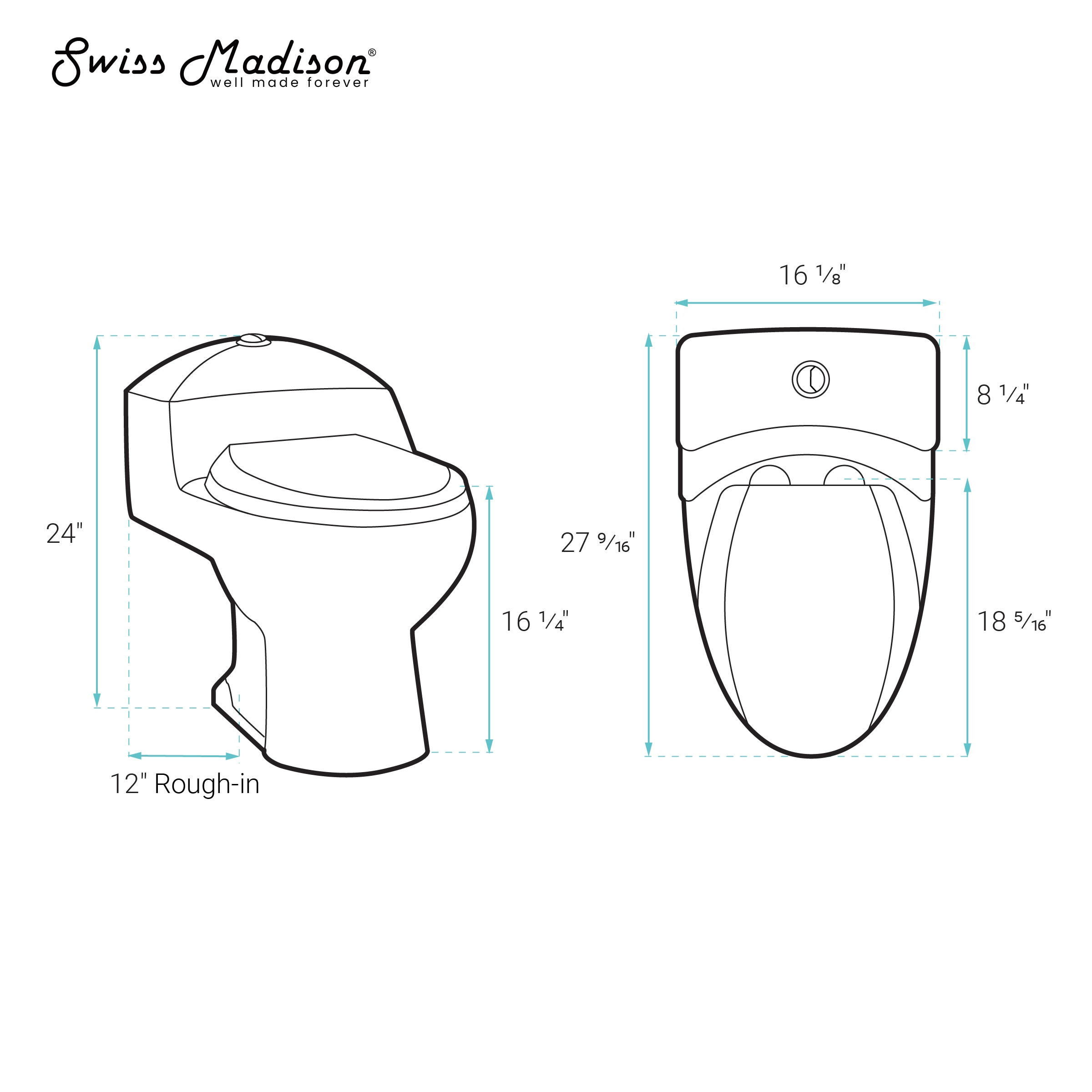Swiss Madison SM-25-1TMPE04WH toilets - View #5