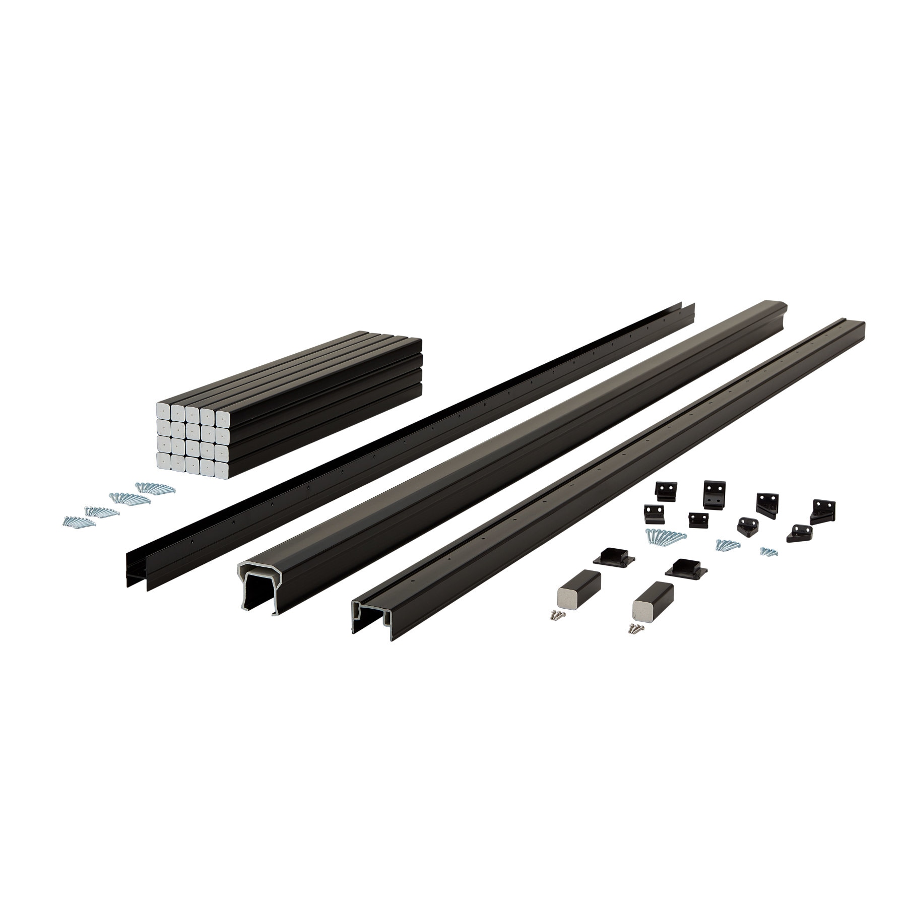 Fiberon 12705 CountrySide 3-ft x 36-in Obsidian PVC Deck Rail Kit