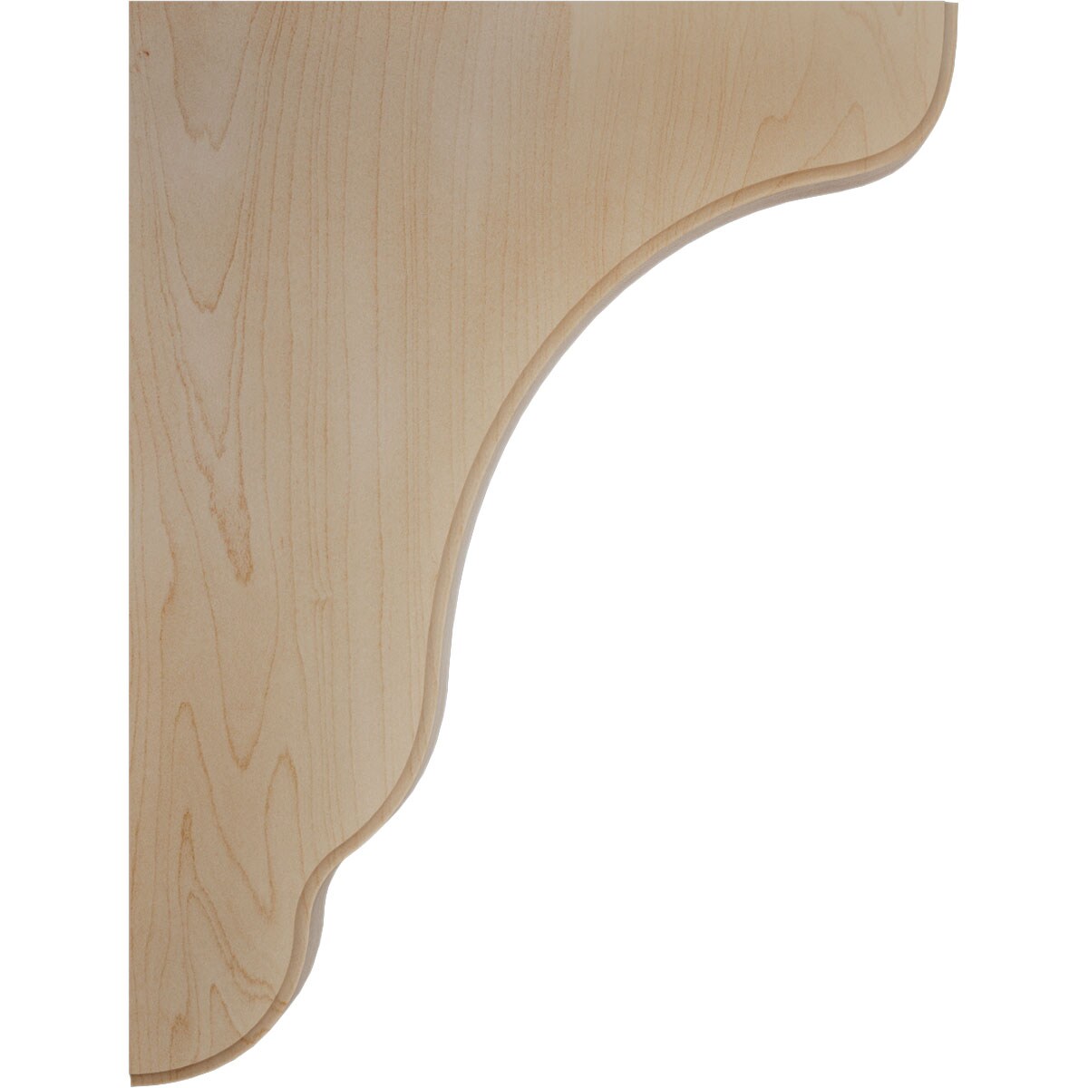 Ekena Millwork BKTW02X07X10PLMA Exterior-Brackets-Braces - View #3