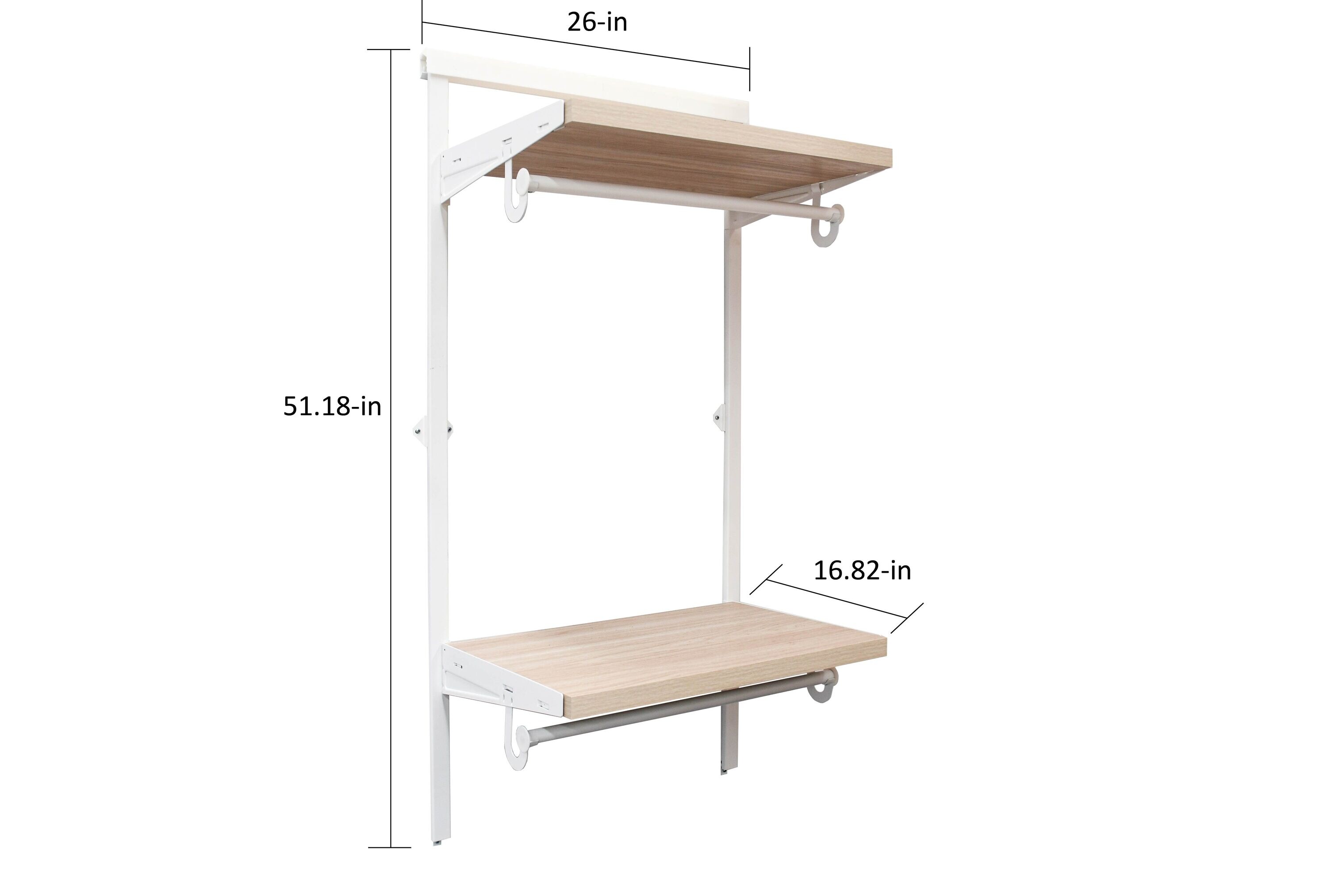 Origin 21 WD2KIT-16-OAK Wood-Closet-Kits - View #20