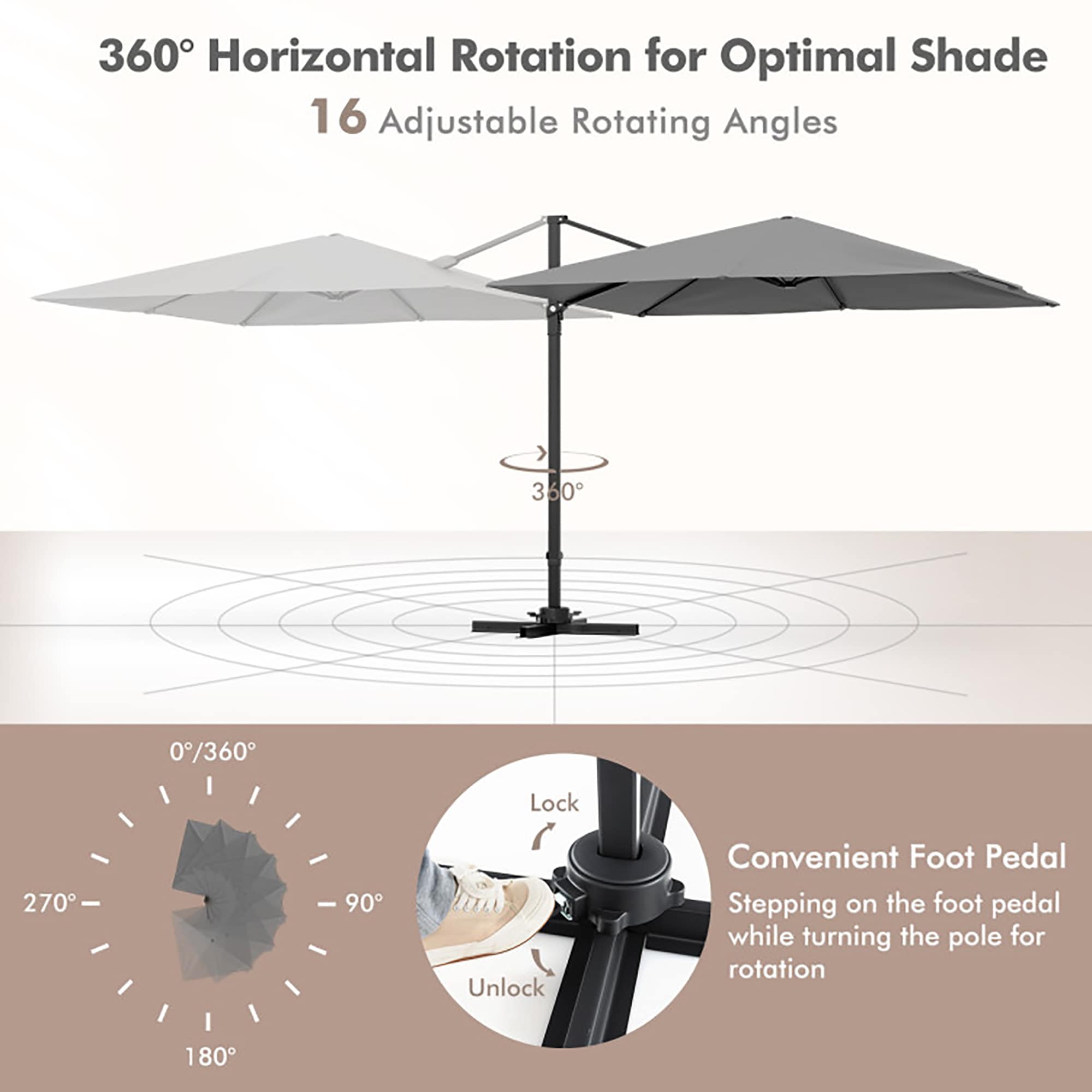 CASAINC WF-SM-350RD Umbrellas-2 - View #4