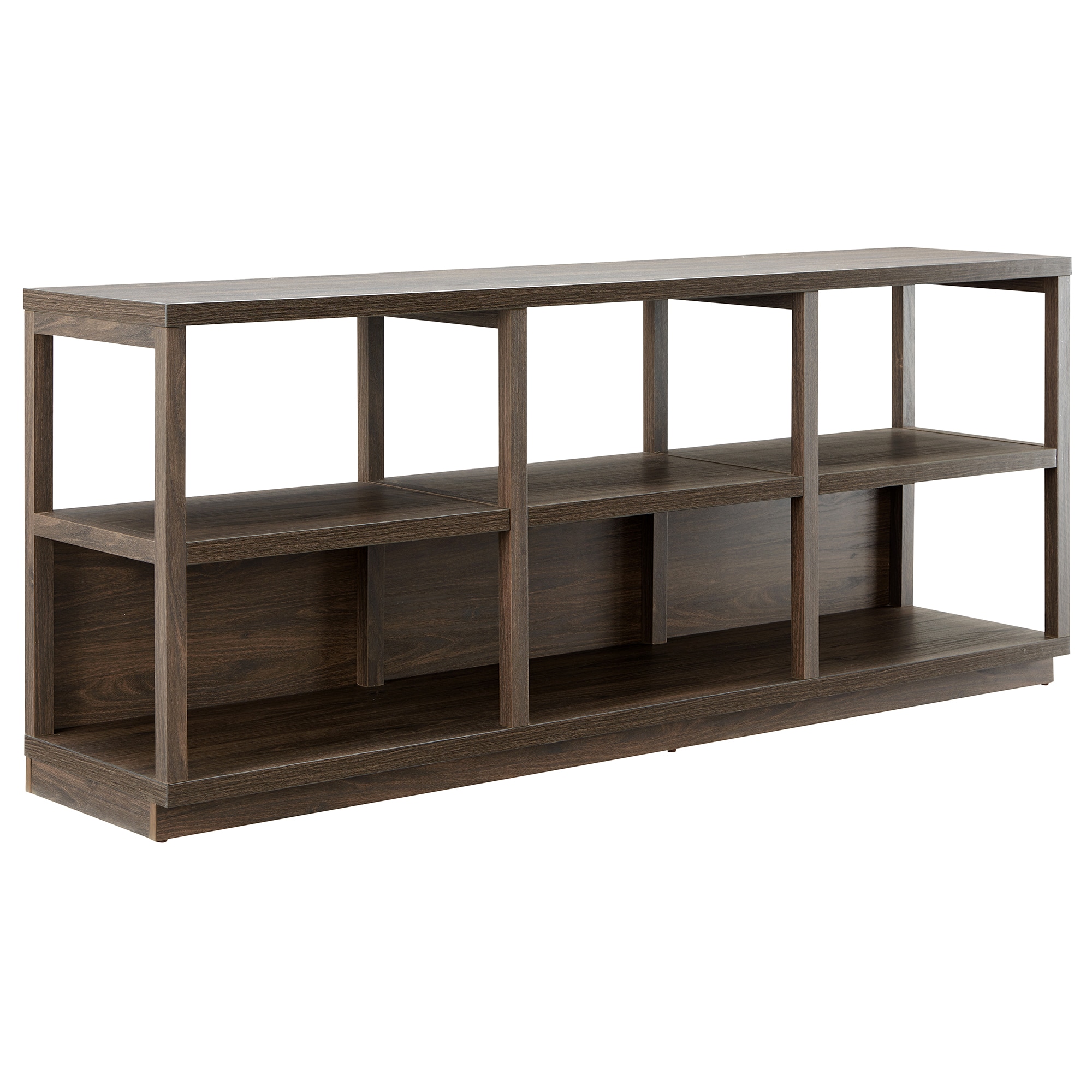 Hailey Home Thalia Modern/Contemporary Alder Brown Tv Stand ...