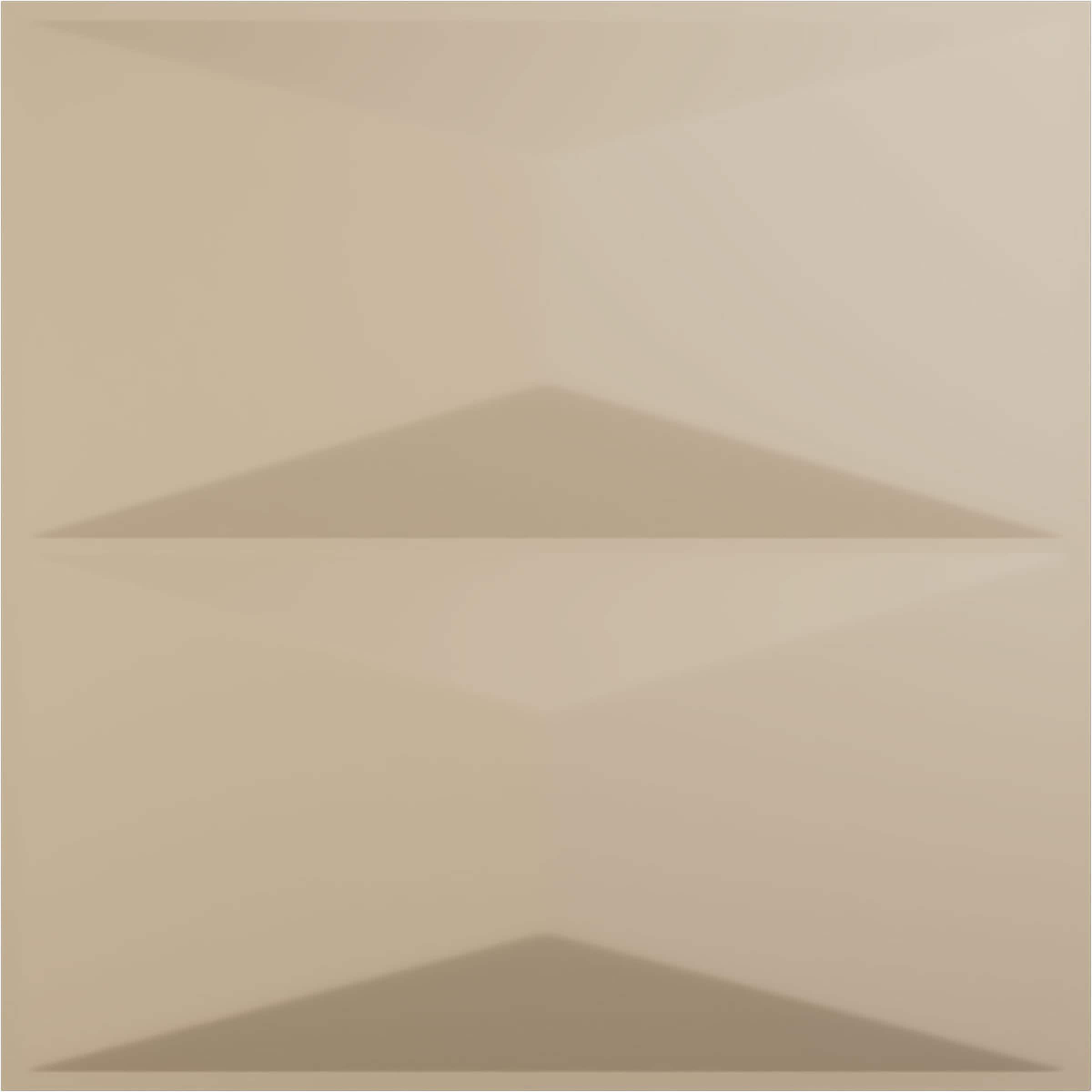 Ekena Millwork WP12X12ABGBE-CASE-12 11-7/8-in x 11-7/8-in Embossed UltraCover Satin Smokey Beige PVC Wall Panel 12 -Pack
