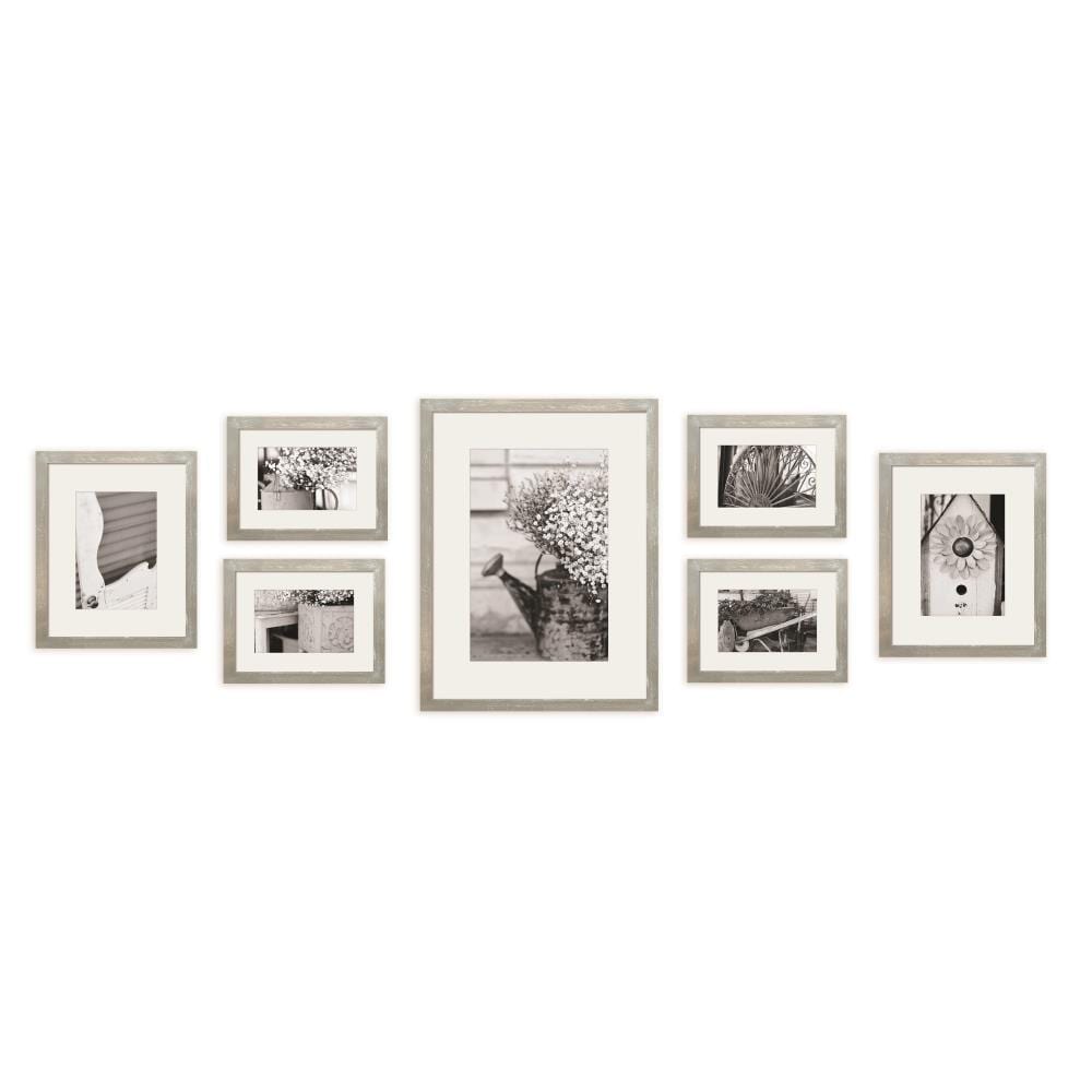 12-photo Picture Frame Collage - Multi-picture Wall-mounted Display Gallery  With 12 Openings For 4x6-inch Photos Or Pictures By Lavish Home (black) :  Target
