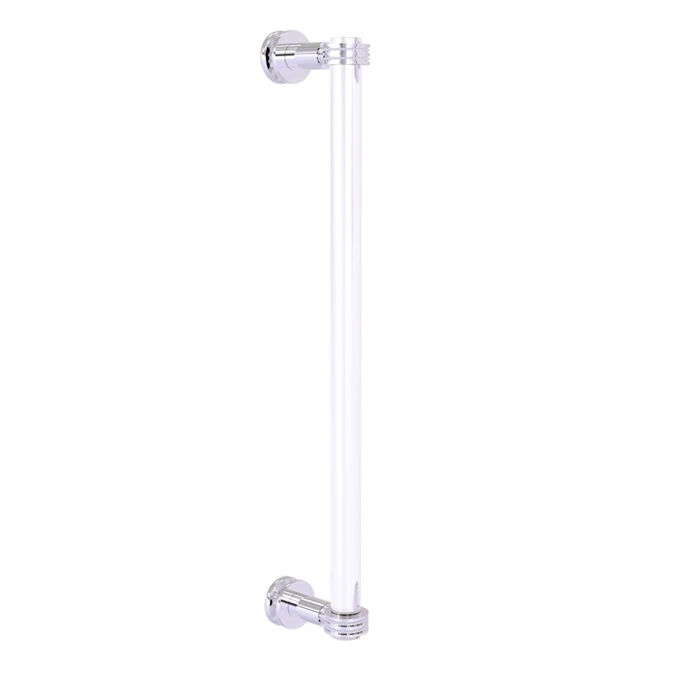 Allied Brass CV-407D-18SM-PC Polished chrome 18-Inches Hinged shower door Handle