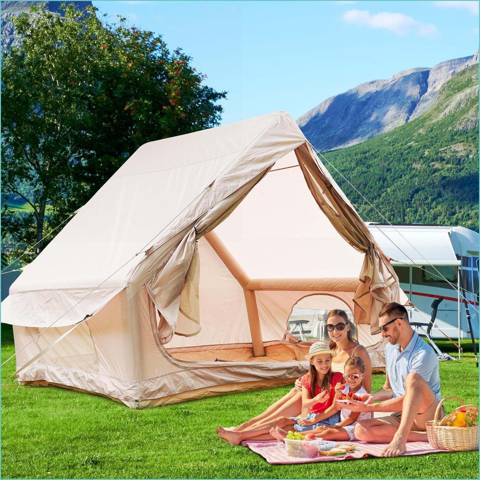 store tents FOGATTI Portable Camping Shower Tent With Floor baby uv schutz Style:Steel TENT BAG Schlafsack Winter 110 cm