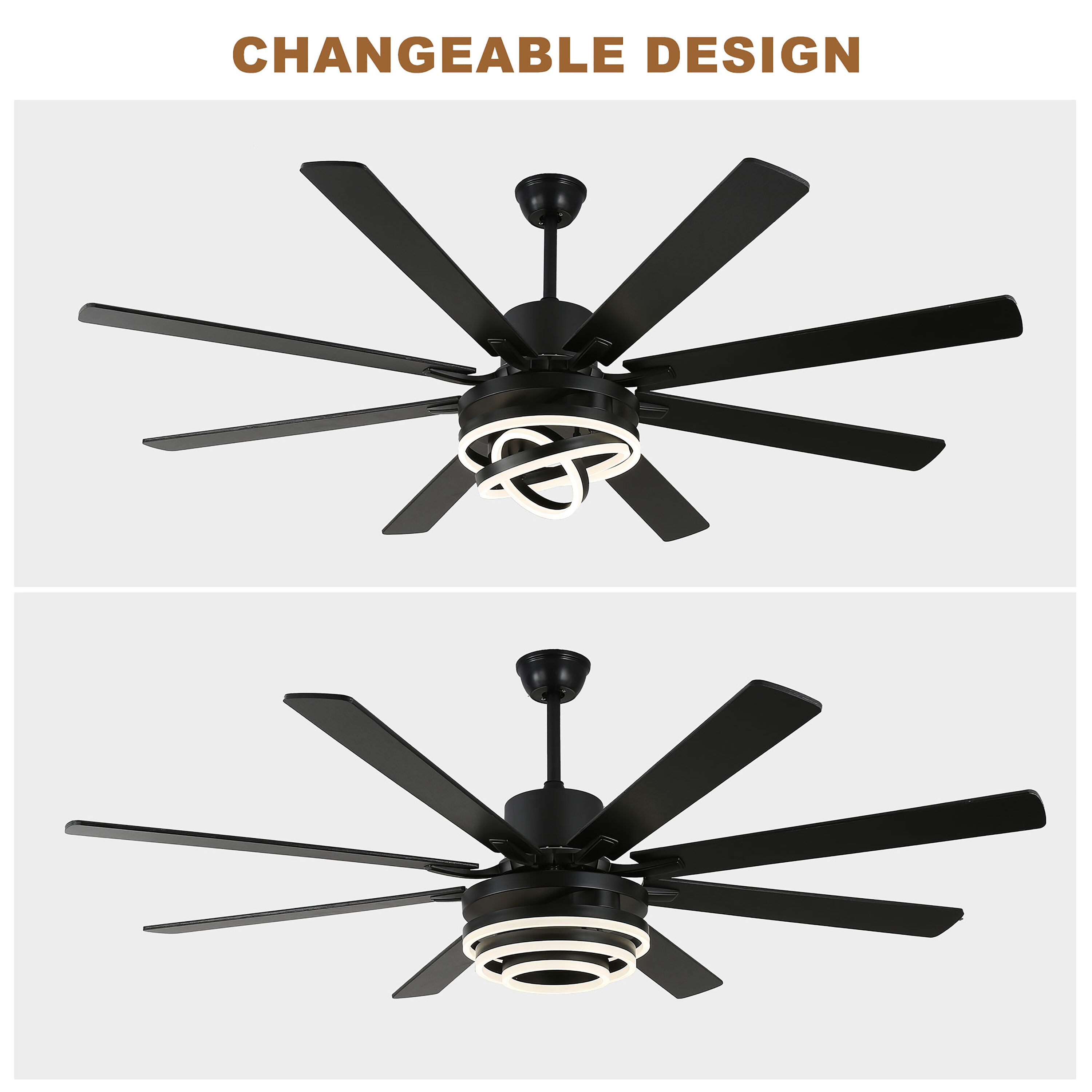 Cusp Barn DC7205-B Ceiling-Fans - View #2