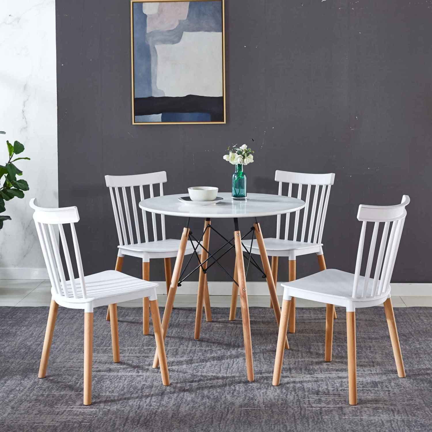 JASMODER W234S00046 1+4 Set, 5Piece Dining Set, Kitchen Set, Ks Chair, Table And Chair,
