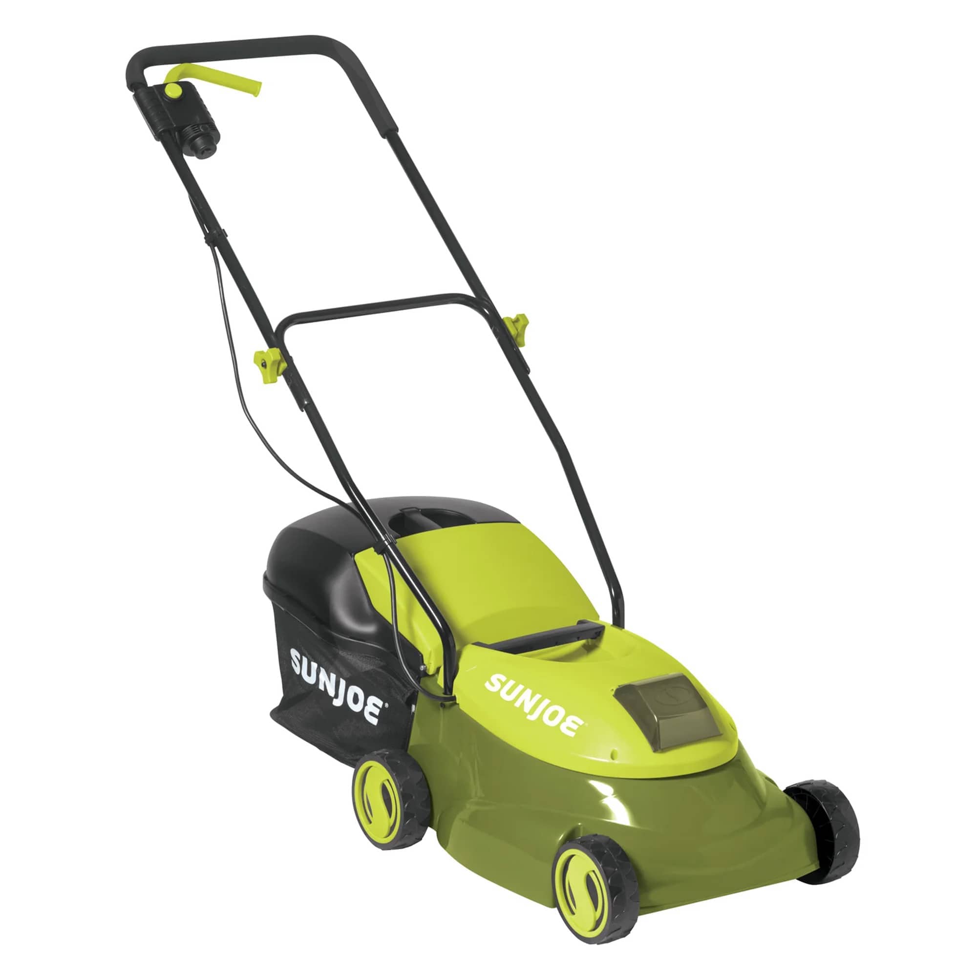 Sun Joe MJ401C-PRO 14 Inch 28V Cordless Push Lawn Mower Steel Blade Rear Discharge #411917