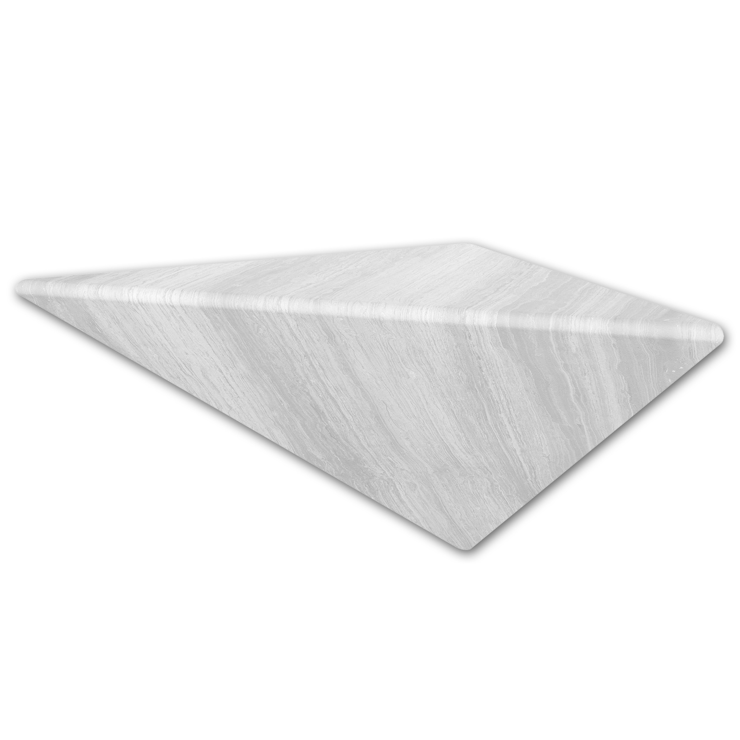 FlexStone FLXSS10SS 10 in Shave Shelf in Silver Strata