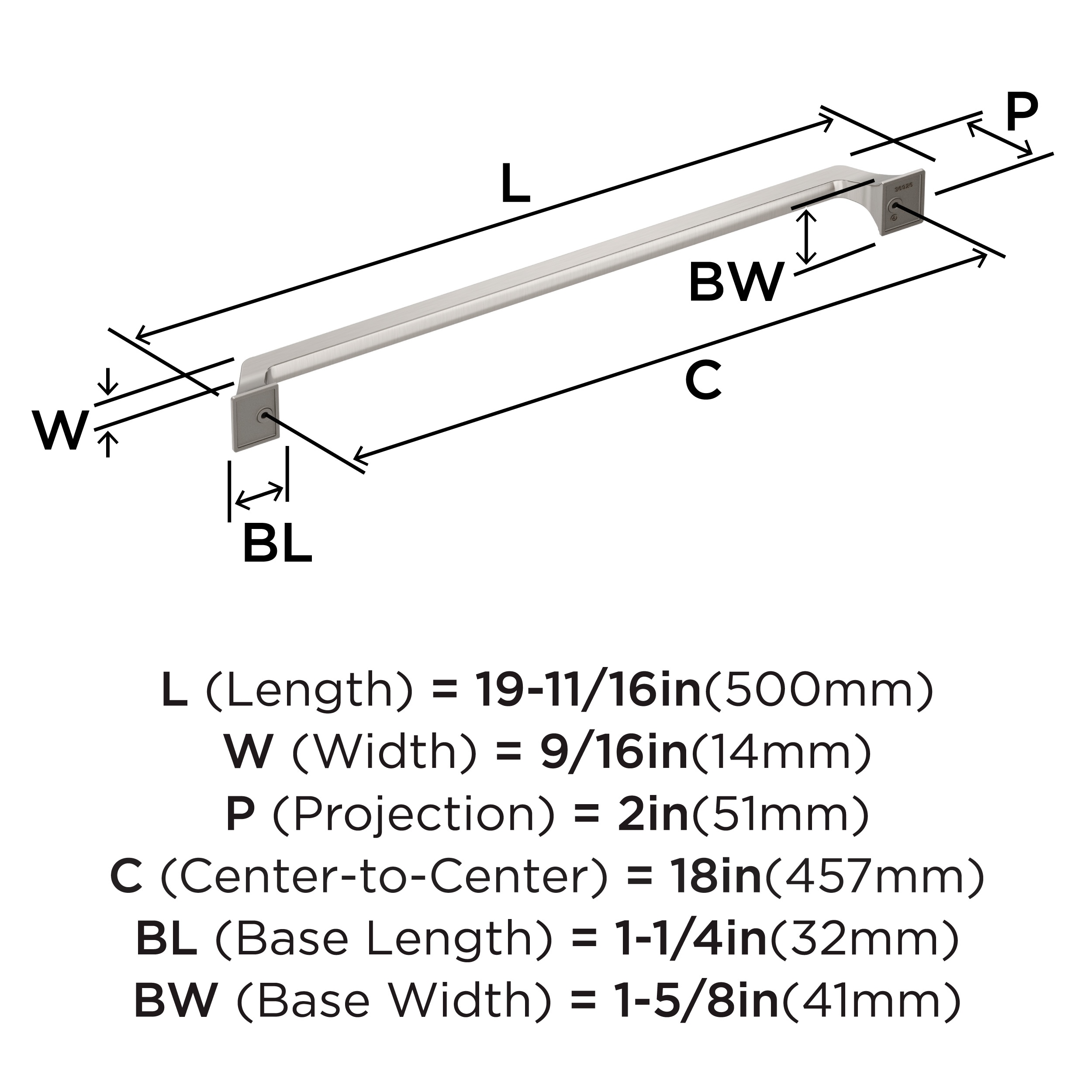 Amerock BP36926G10 Cabinet-Pulls - View #4
