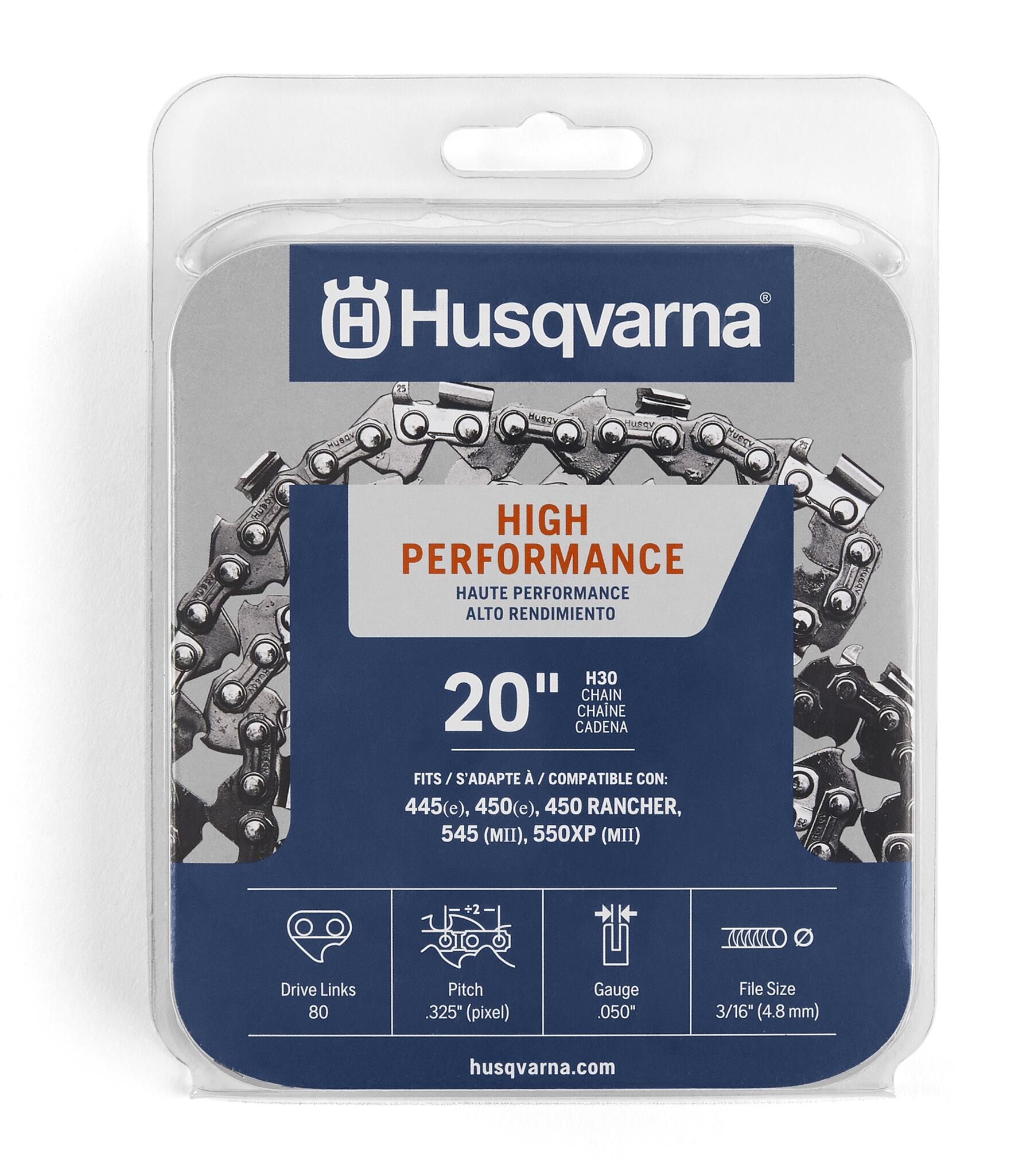 Husqvarna H30 20-in 80 Link Replacement Chainsaw Chain in the Chainsaw  Chains department at
