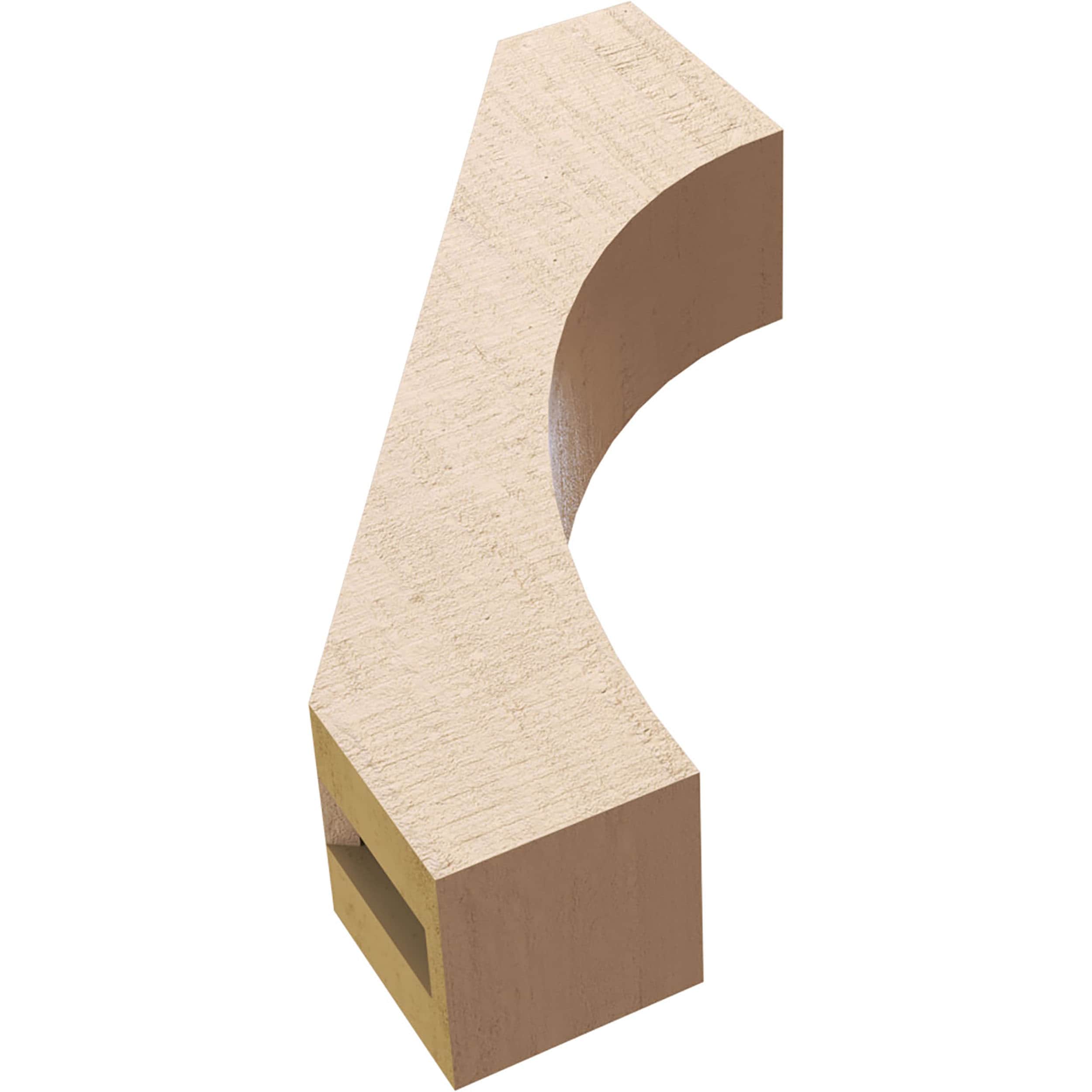 Ekena Millwork BRCUR03X10X14WTLRCPR braces - View #13