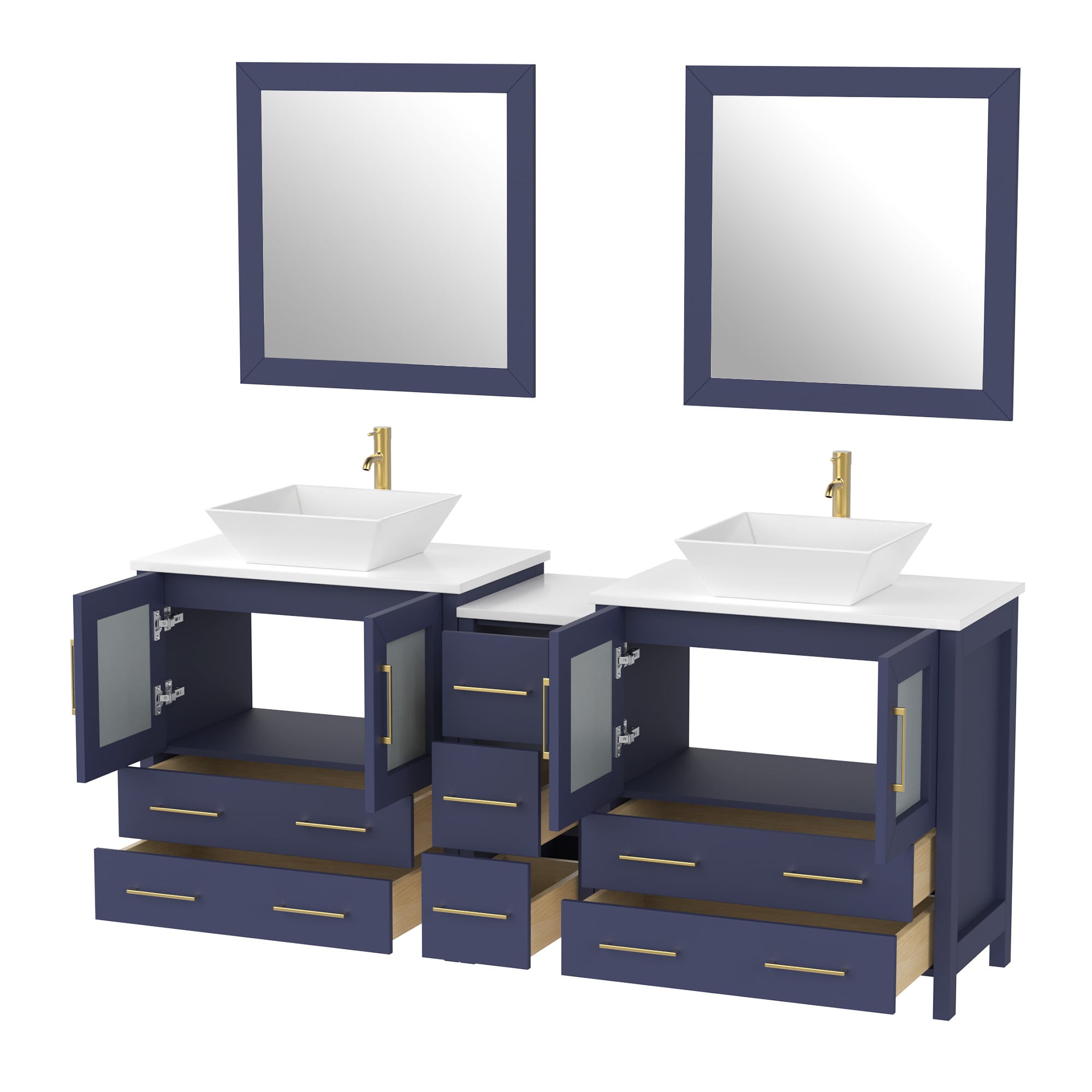 Vanity Art VA3130-72B Bath-Vanity-Combo - View #6