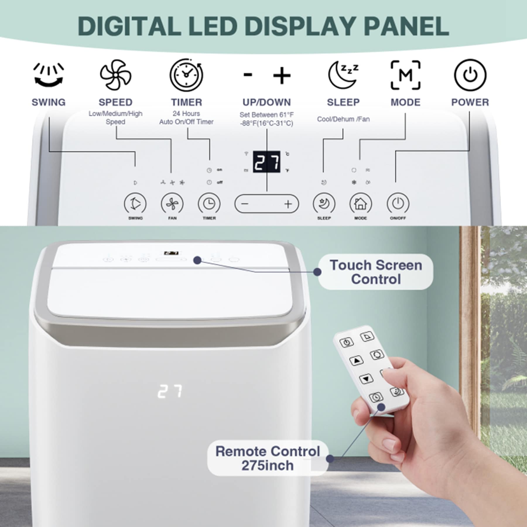 GarveeLife DUKEPHO-10HZ5V1Q Portable-Air-Conditioners - View #4