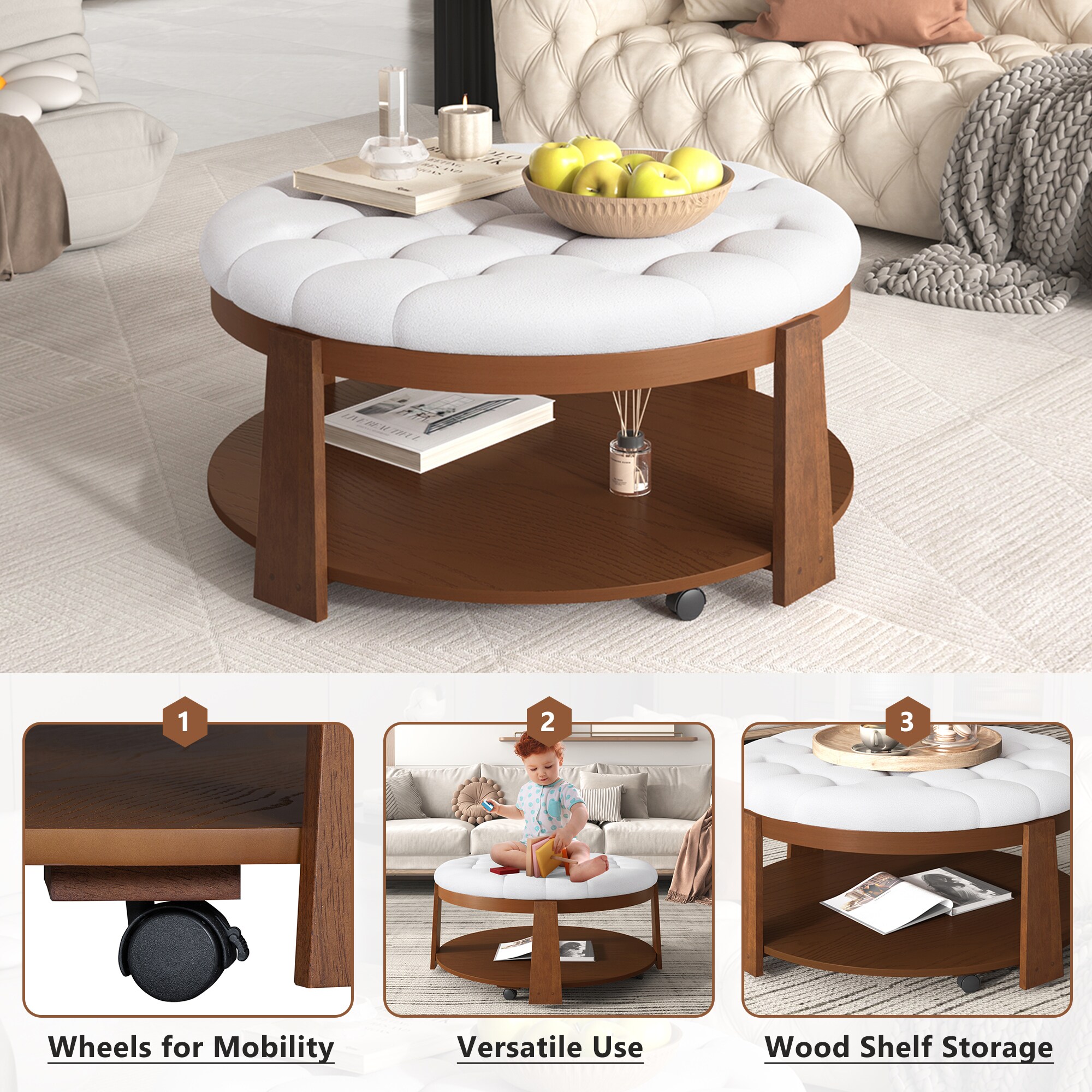 ModernLuxe L3P-N735P180224K Coffee-Tables - View #7