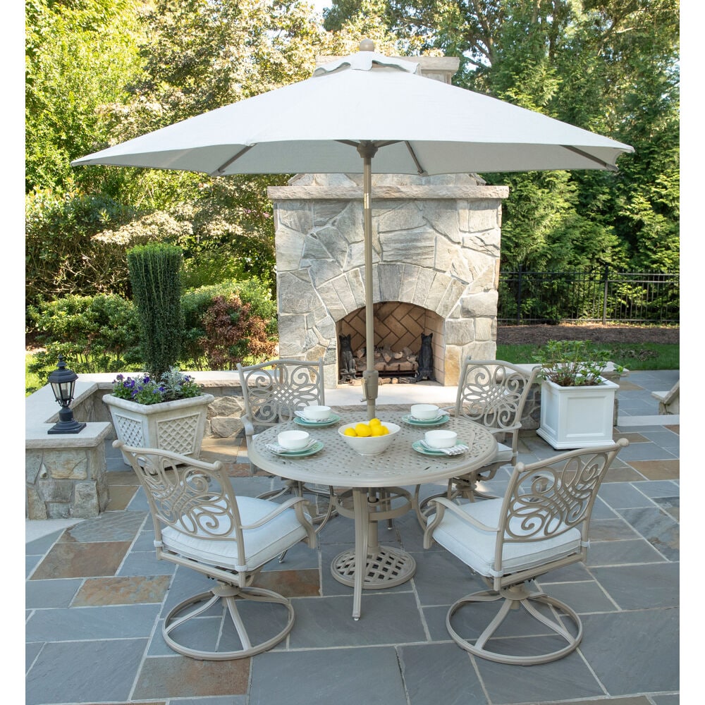 Hanover TRADDNSD5PCSW4-BE-SU Patio-Dining-Sets - View #14