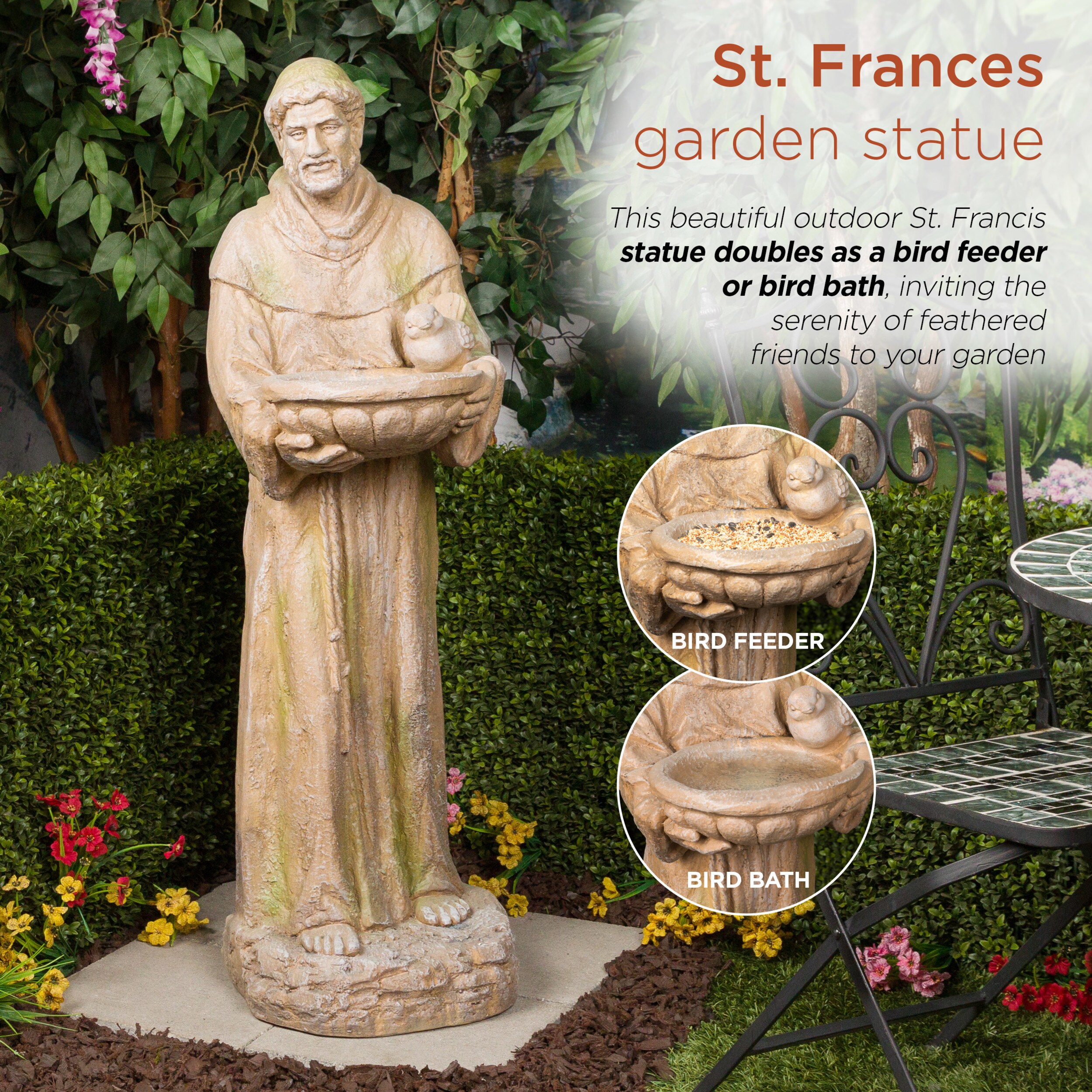 Alpine Corporation QFC107-201 Garden-Statue - View #9