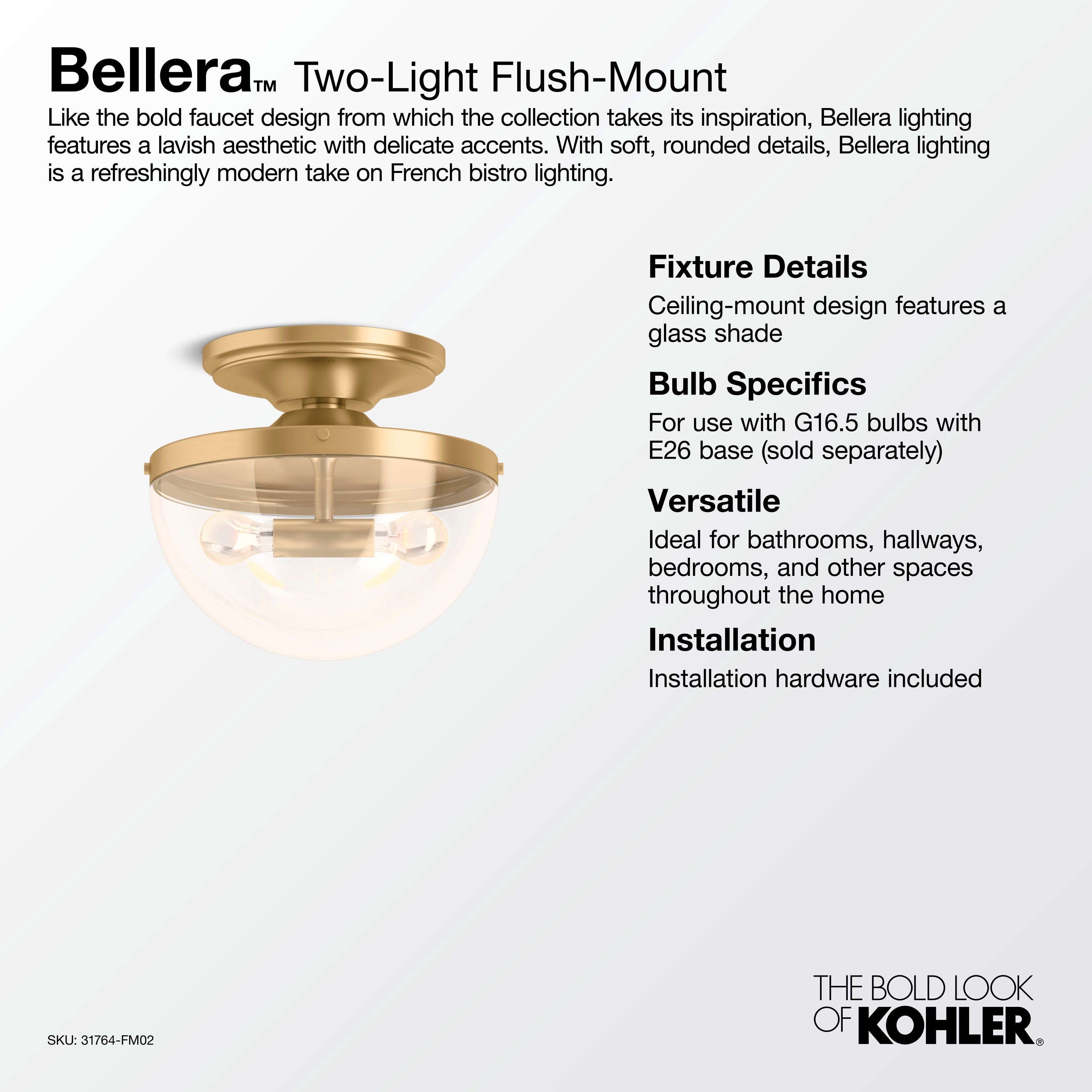 KOHLER 31764-FM02-SNL flushmounts - View #3