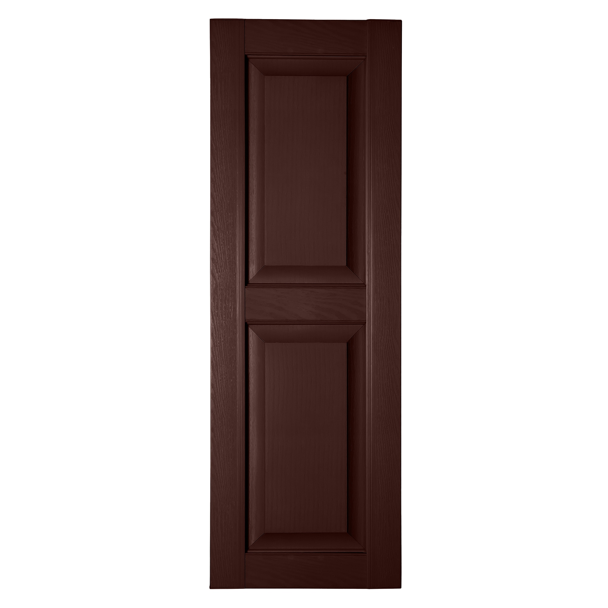 RELIABILT RP1669260 16.25-in W x 69-in H Burgundy Raised panel Polypropylene Exterior Shutters ( 2 -Pack )