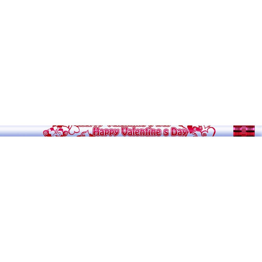 Valentines Day Holiday Theme Pencils 12 Pack - Varied Styles by