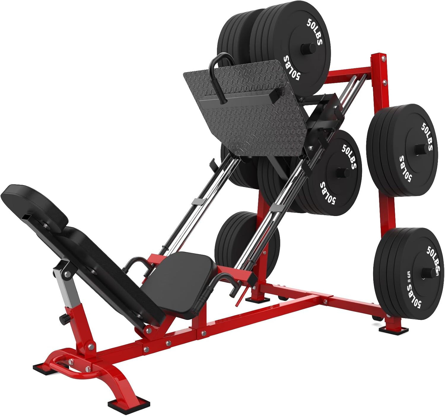 GAOMON 2000 Lb Adjustable Leg Press Calf Raise Machine Heavy-Duty ...