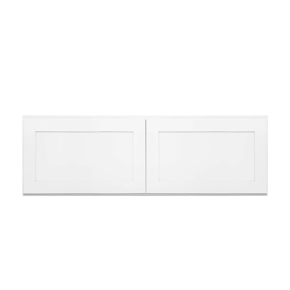 RELIABILT LS-SW-W3612B Fairplay 36-in W x 12-in H x 12-in D White Wall Ready to assemble Plywood Cabinet (Recessed Panel Shaker)