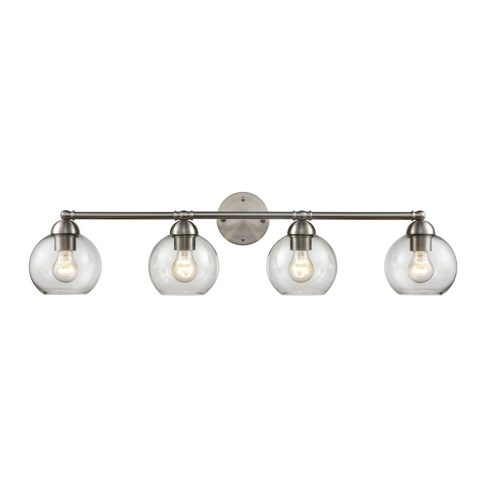 Thomas Lighting CN280412 Astoria 35-in 4-Light Brushed Nickel Transitional Vanity Light