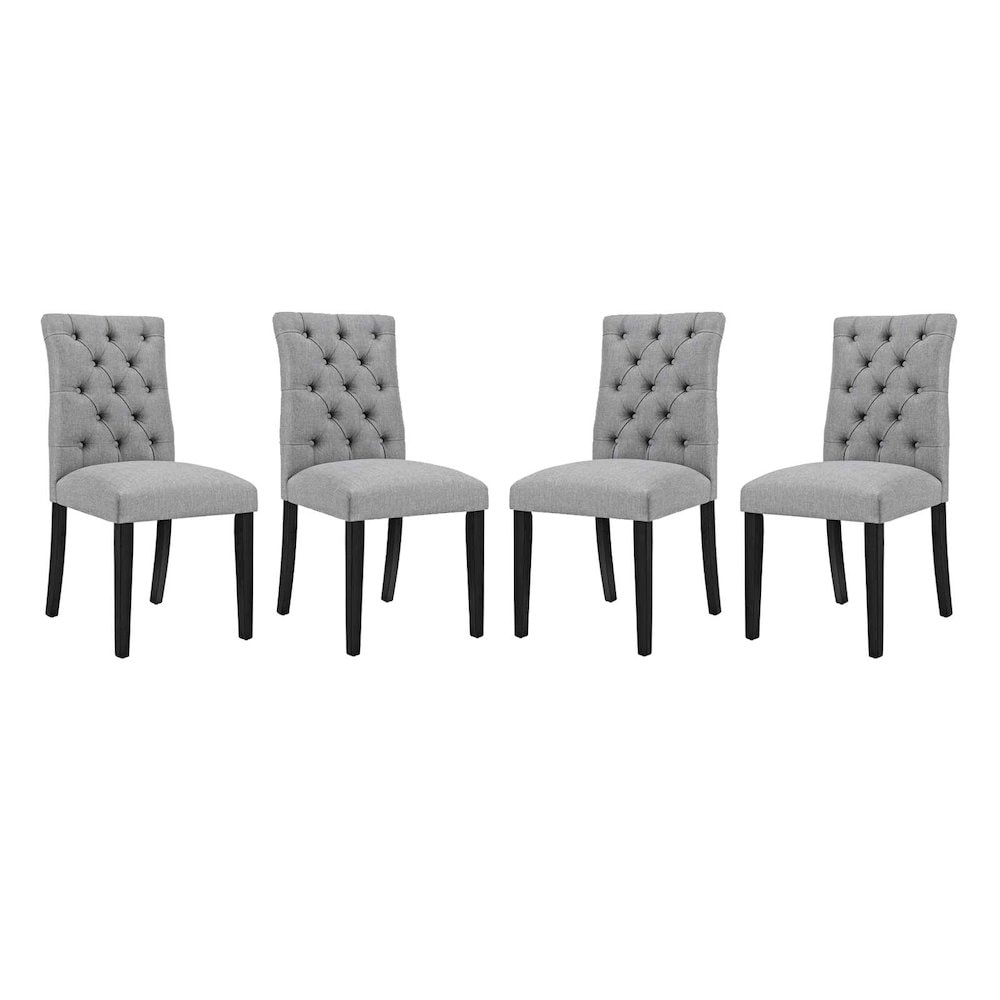 Modway BG3133581 Duchess Fabric Dining Chair Set of 4