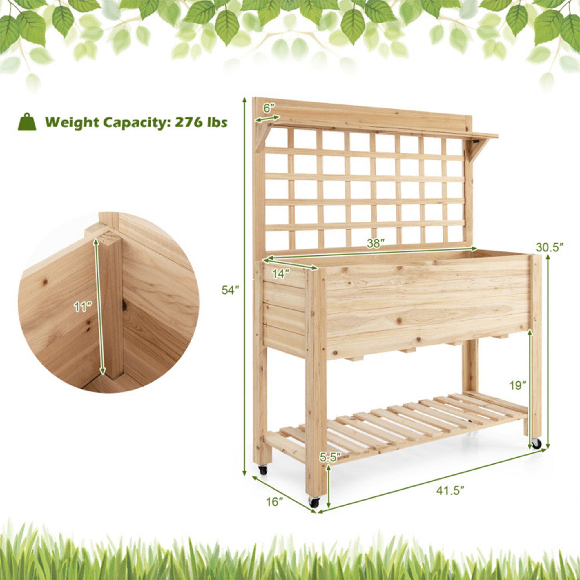 BABOOM BOM-TH10017-CO Raised-Planter-Boxes - View #5