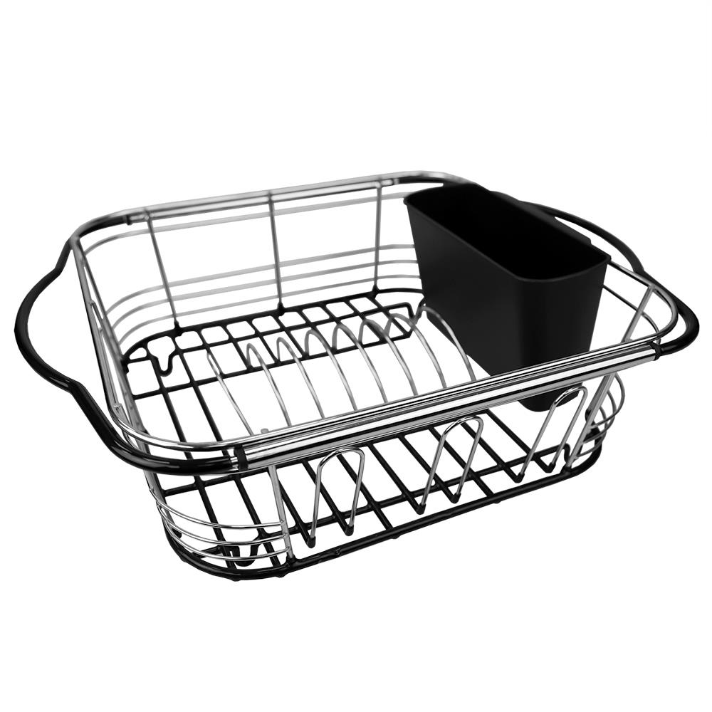 1pc 11 Detachable Slots Countertop Dish Drying Rack, Durable Stainless  Steel Dish Drying Rack For Pan, Pot Cover, Household Storage Organizer For  Desktop, Home, Dorm
