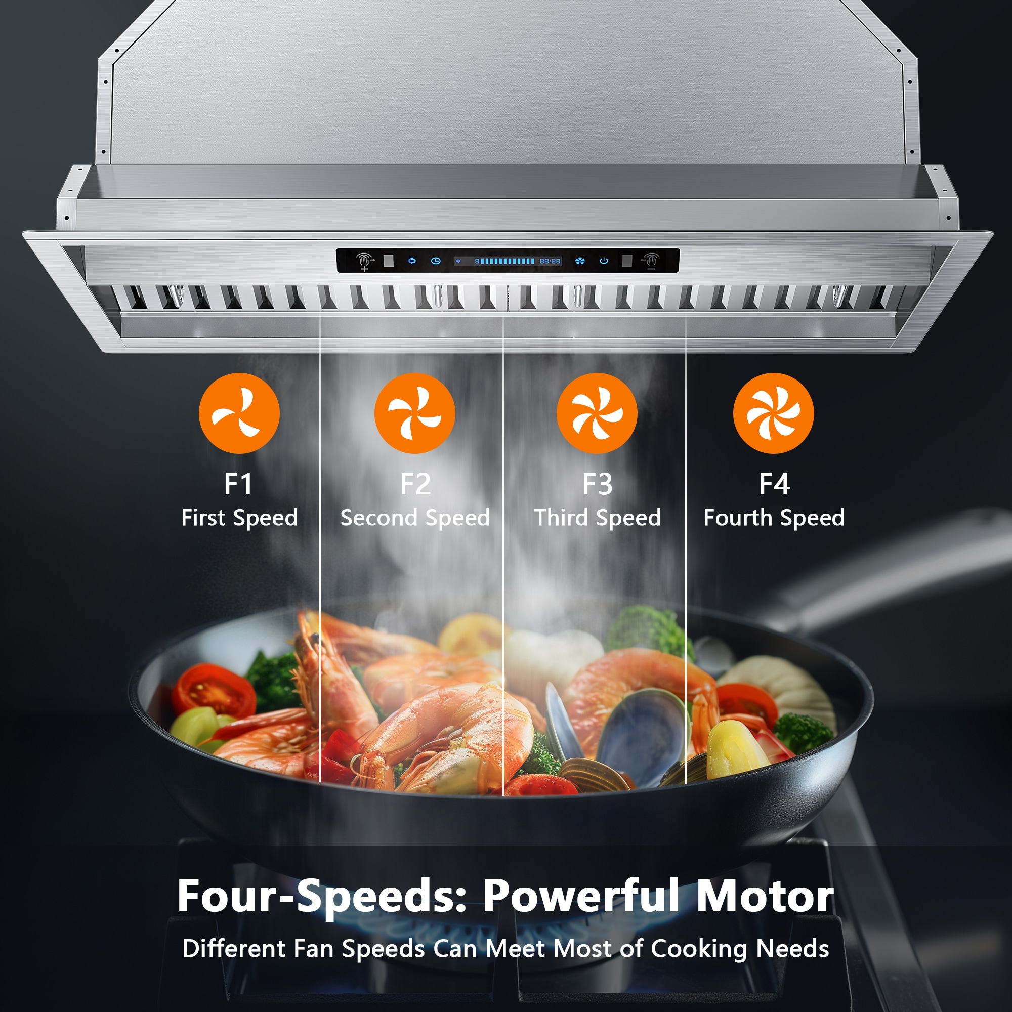 VIKIO B02C42SBPLUS Undercabinet-Range-Hoods - View #4