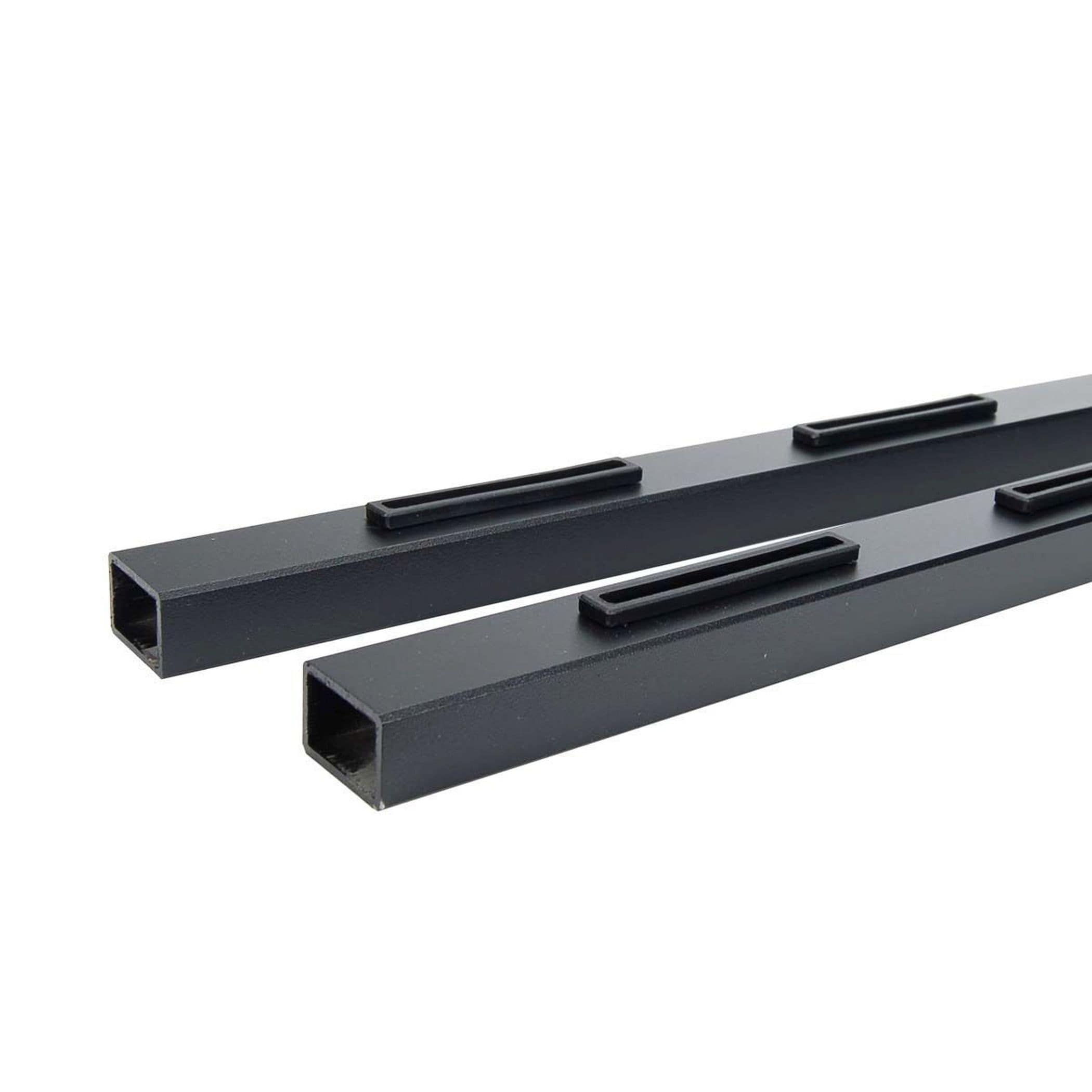 Fortress Building Products 1-1/2-in x 72-in x 1-1/4-in Pure View Black Sand Aluminum Square Deck Baluster (2-Pack)