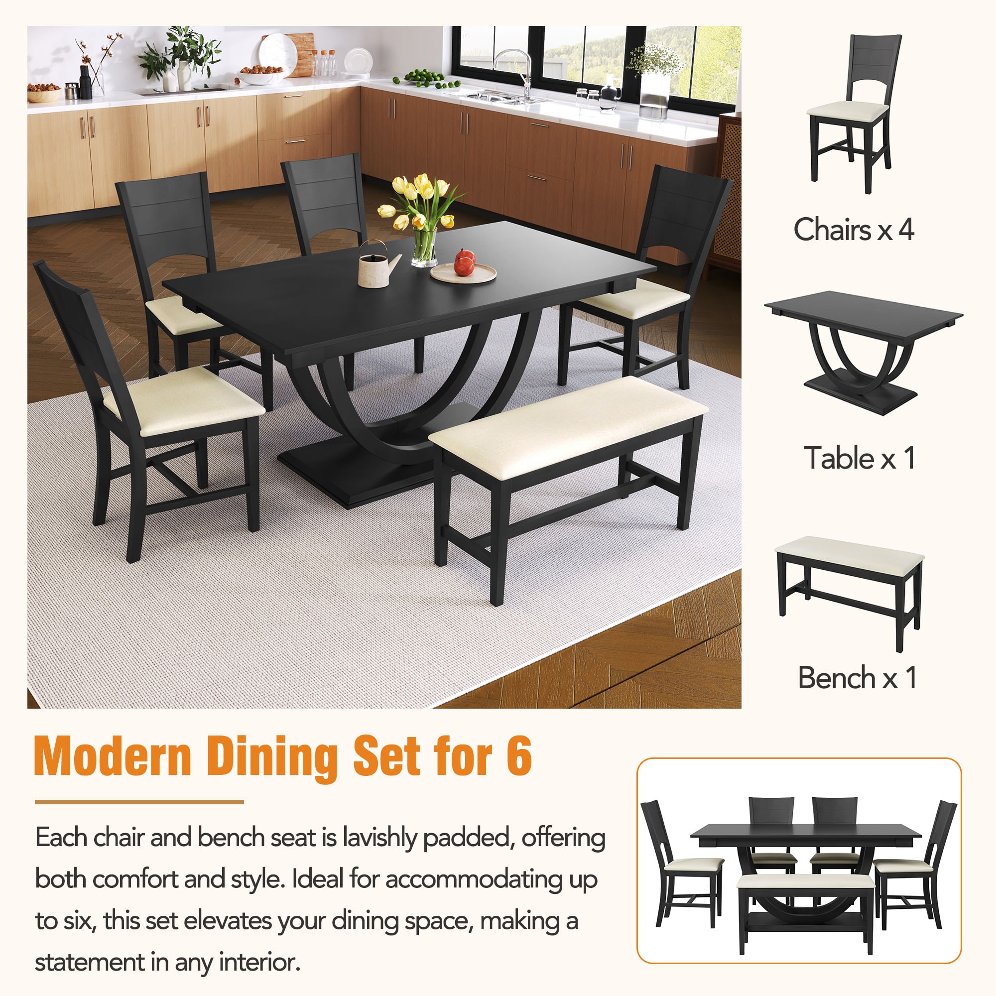 ModernLuxe L-SP000029AAE Dining-Sets - View #4