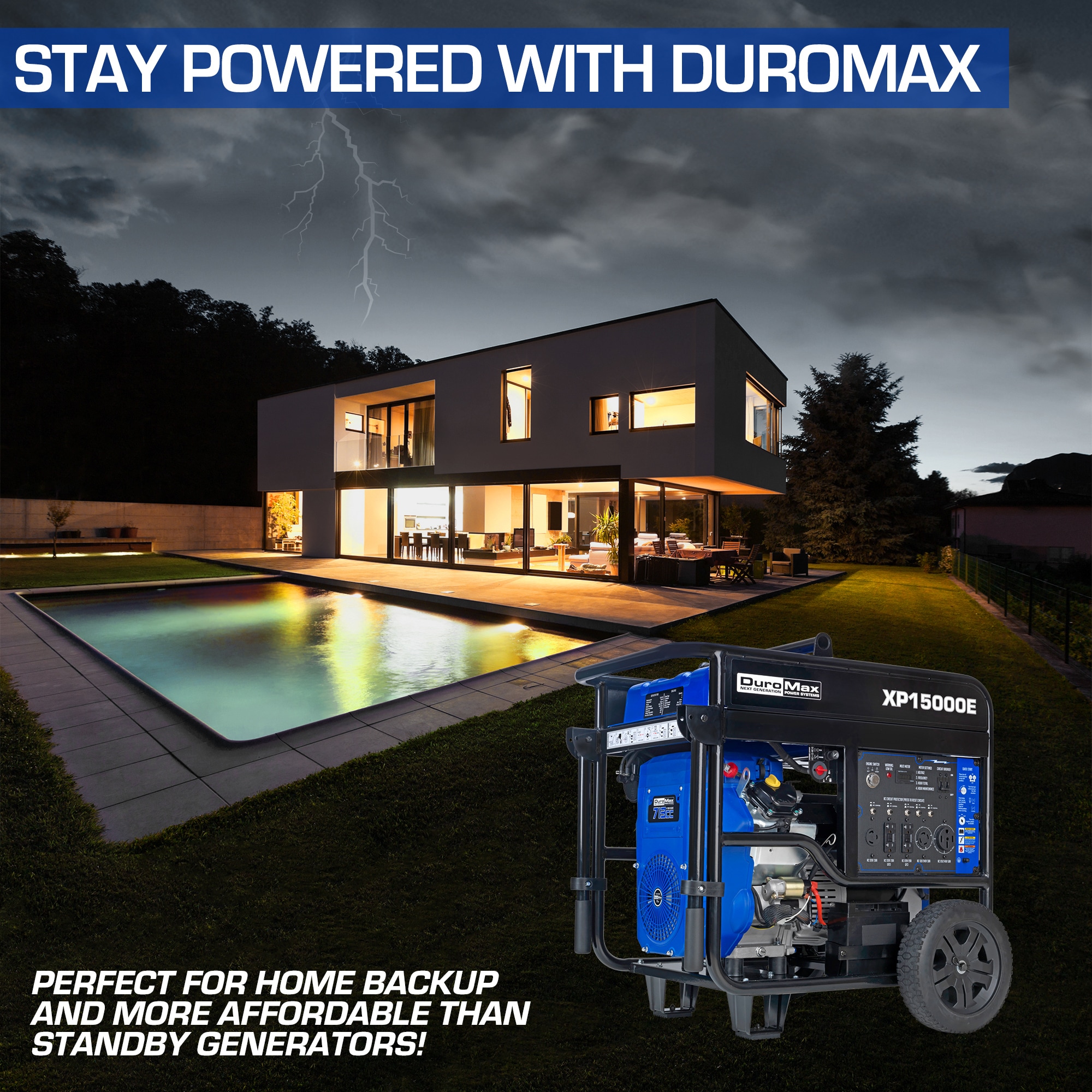 DuroMax XP15000E Portable-Generators - View #9