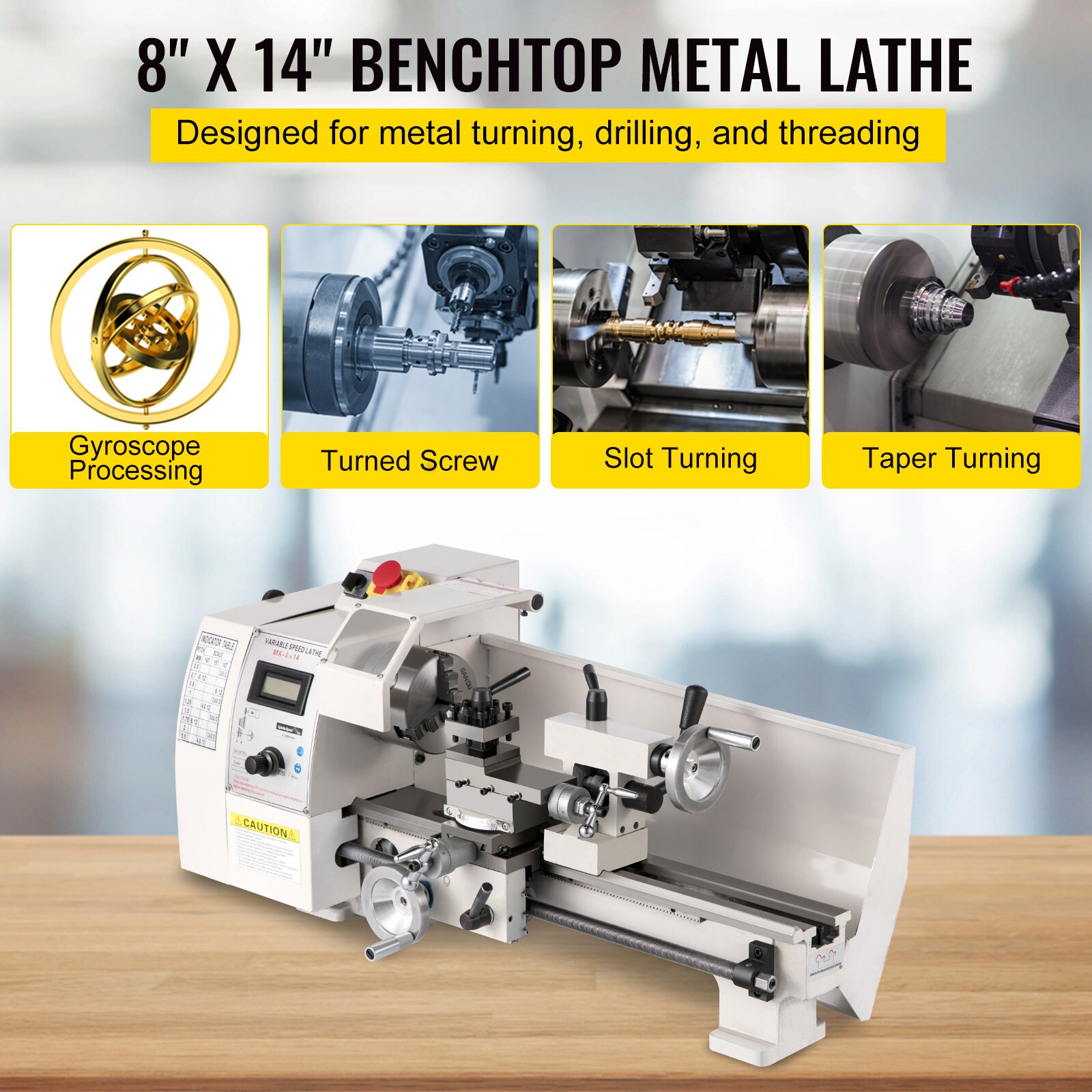 VEVOR SCJSMNCC8X1402034V1 Wood-Lathes - View #2