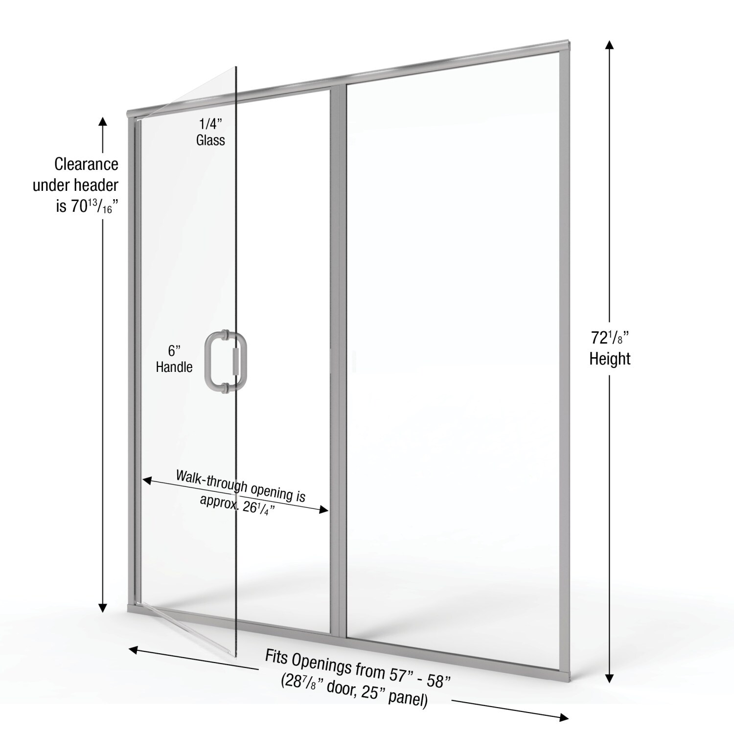 Basco INFH35A5872XPBN Shower-Doors - View #2